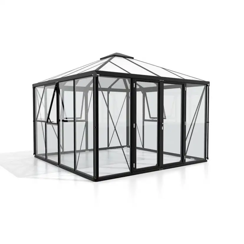 Drivhus Vitavia Fortuna 10,2 kvm Sort
