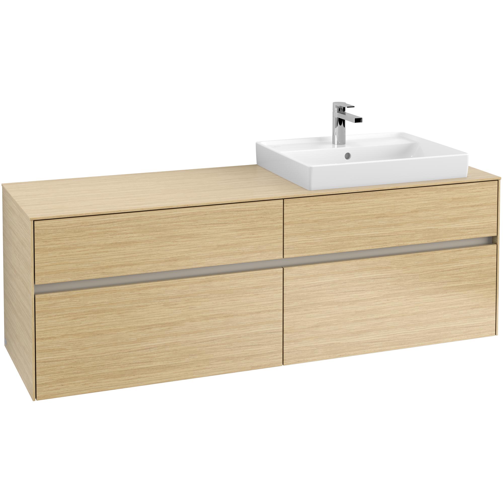 Tv&auml;ttst&auml;llssk&aring;p Villeroy & Boch Collaro 160 cm med 4 L&aring;dor f&ouml;r Ovanp&aring;liggande Tv&auml;ttst&auml;ll