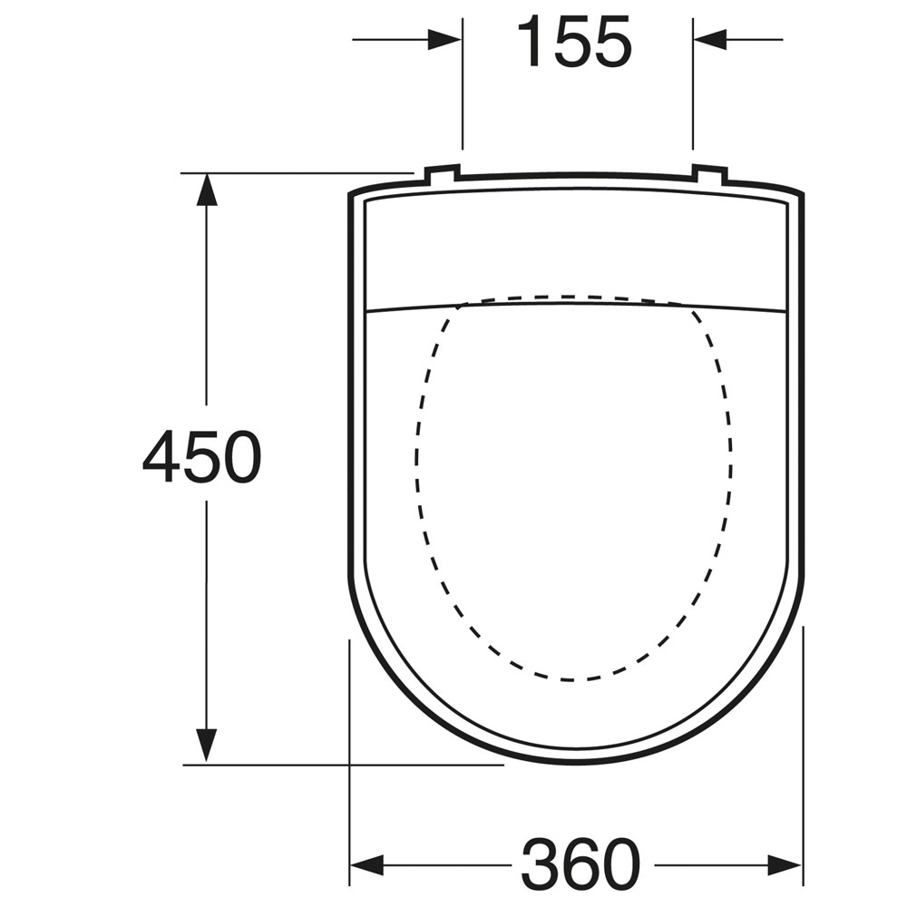 Toalettsits Gustavsberg Logic 9M11 Mjukstängande Hårdsits