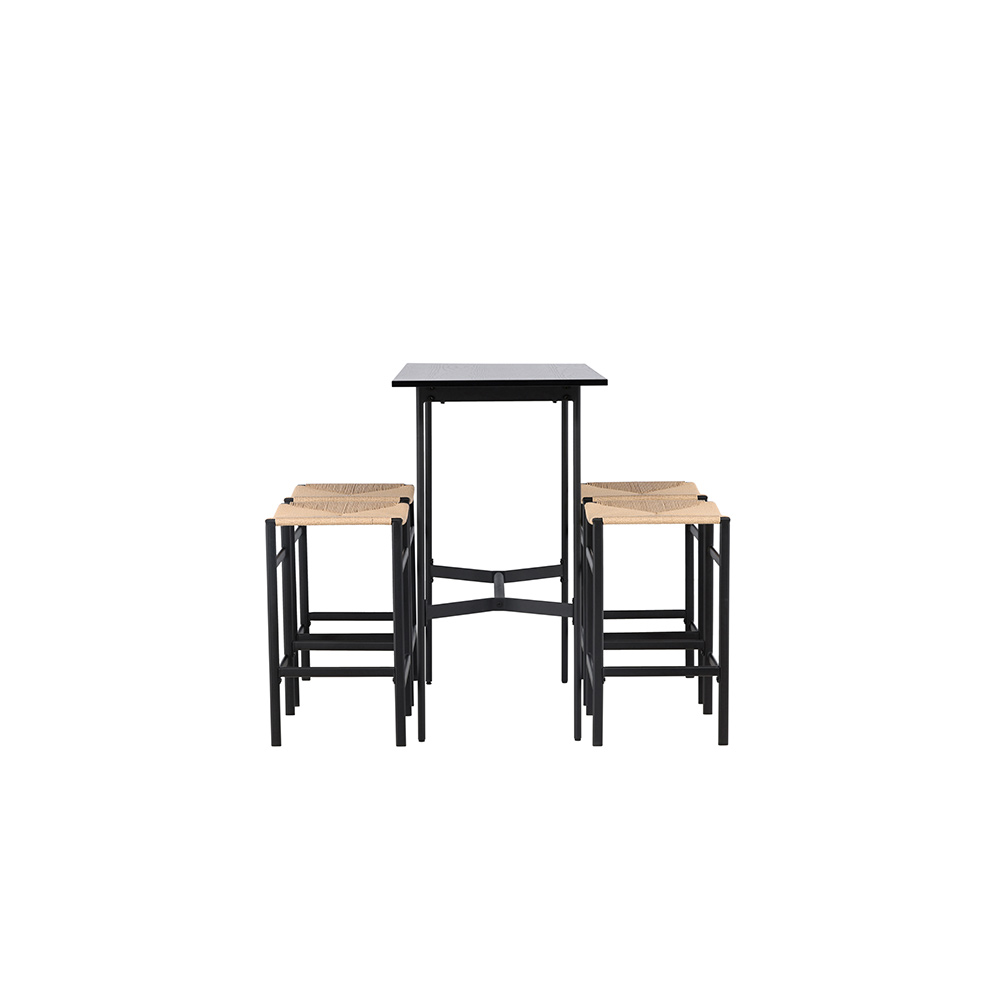 Spisegruppe Venture Home Rax med 4 stk Polly Stoler