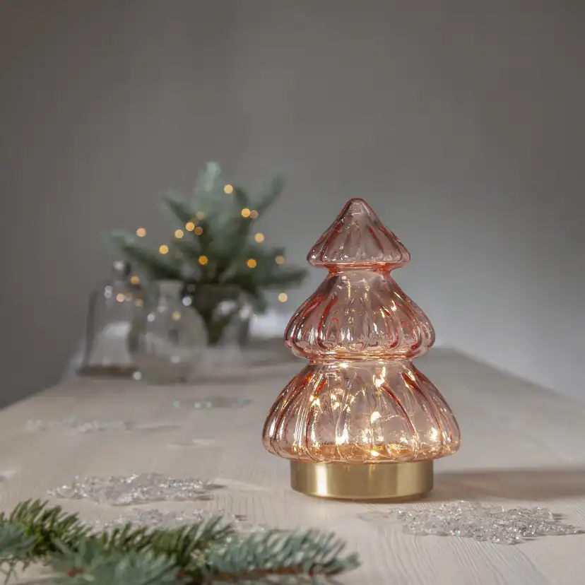 Glassdekorasjon Star Trading Glassgran Abete BO