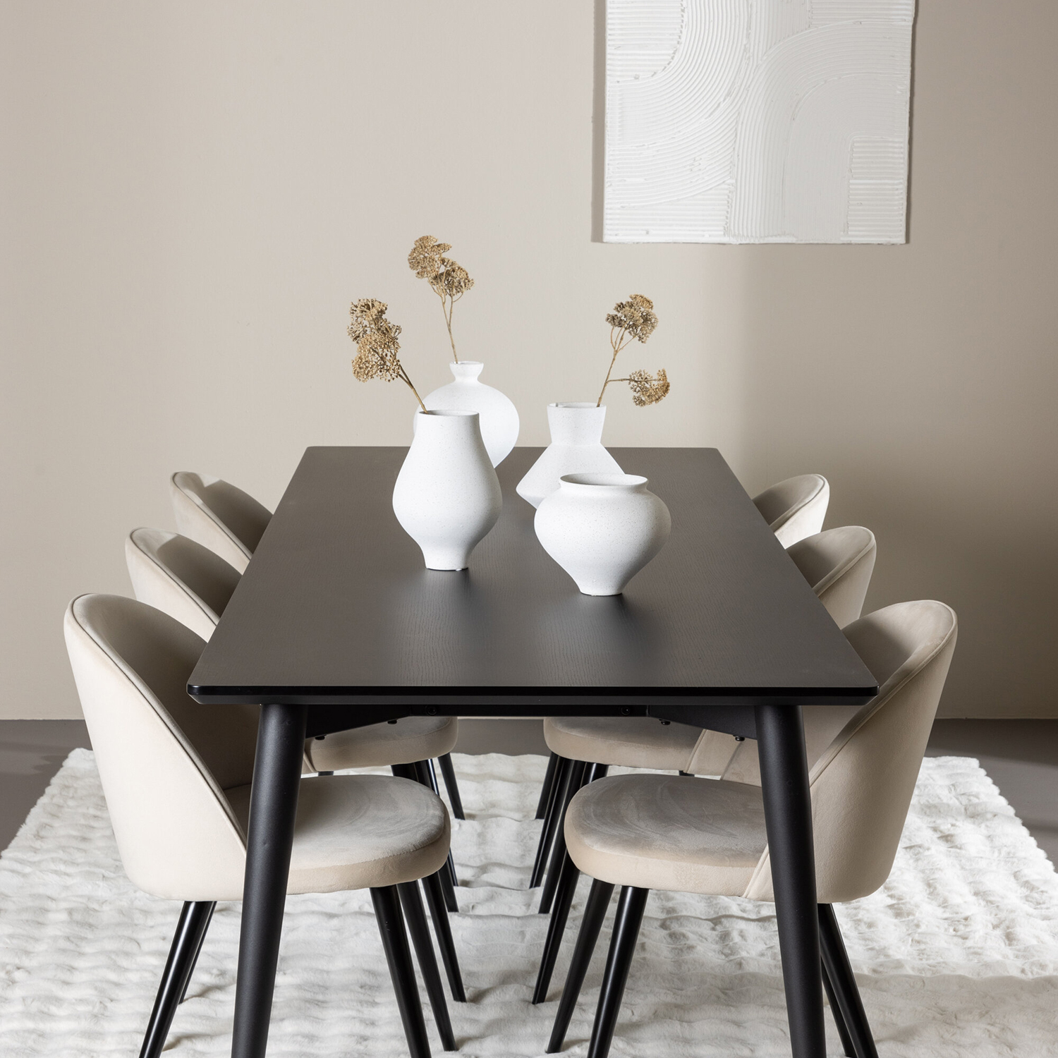 Sort/Beige