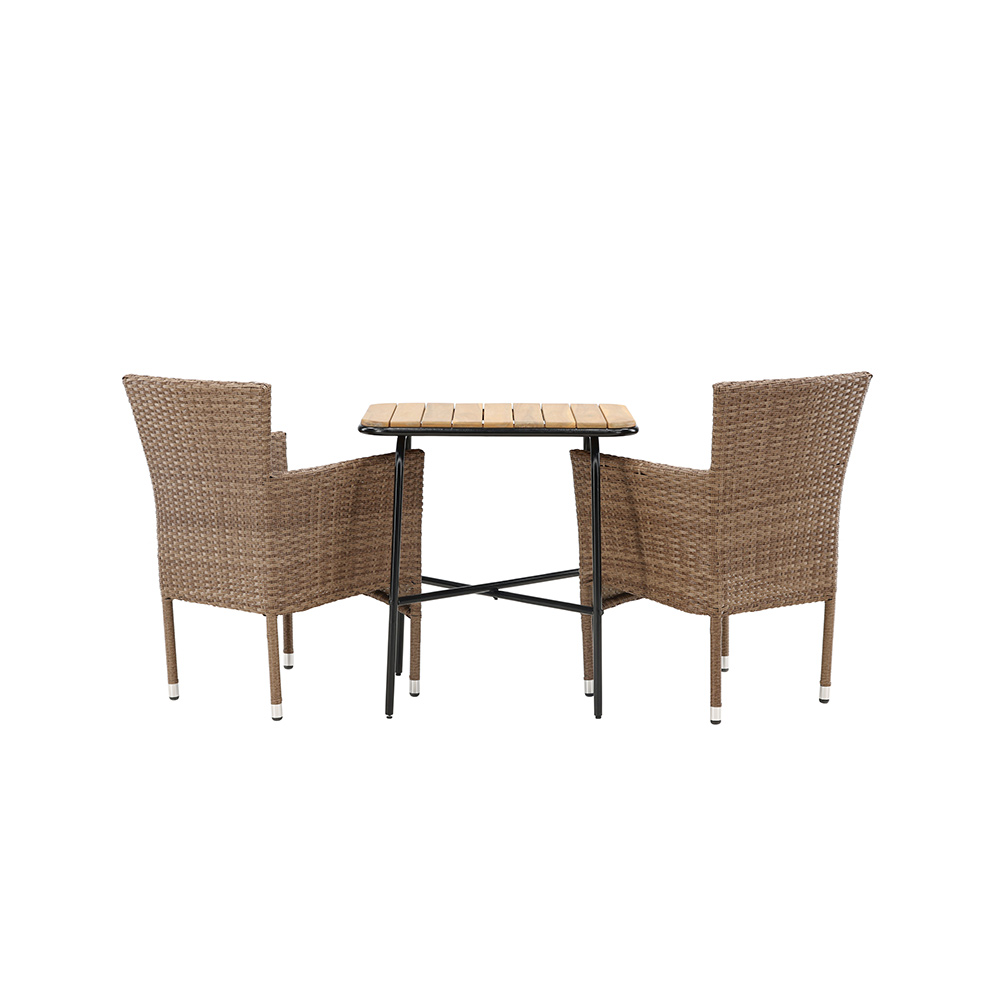 Cafégruppe Venture Home Holmbeck Bord med 2 Malina Stoler