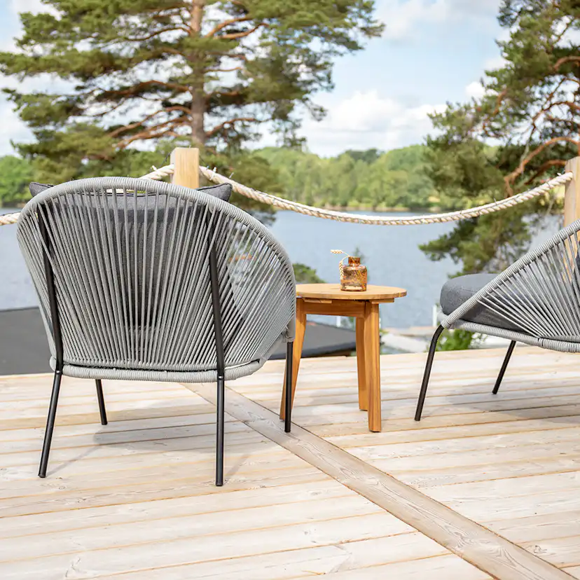Loungesett Venture Home Chania Bord med 2 Lindos LoungeStoler