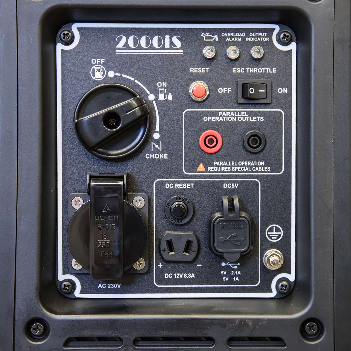 Strømaggregat Duab-Power LT2000IS Parallell med Inverter