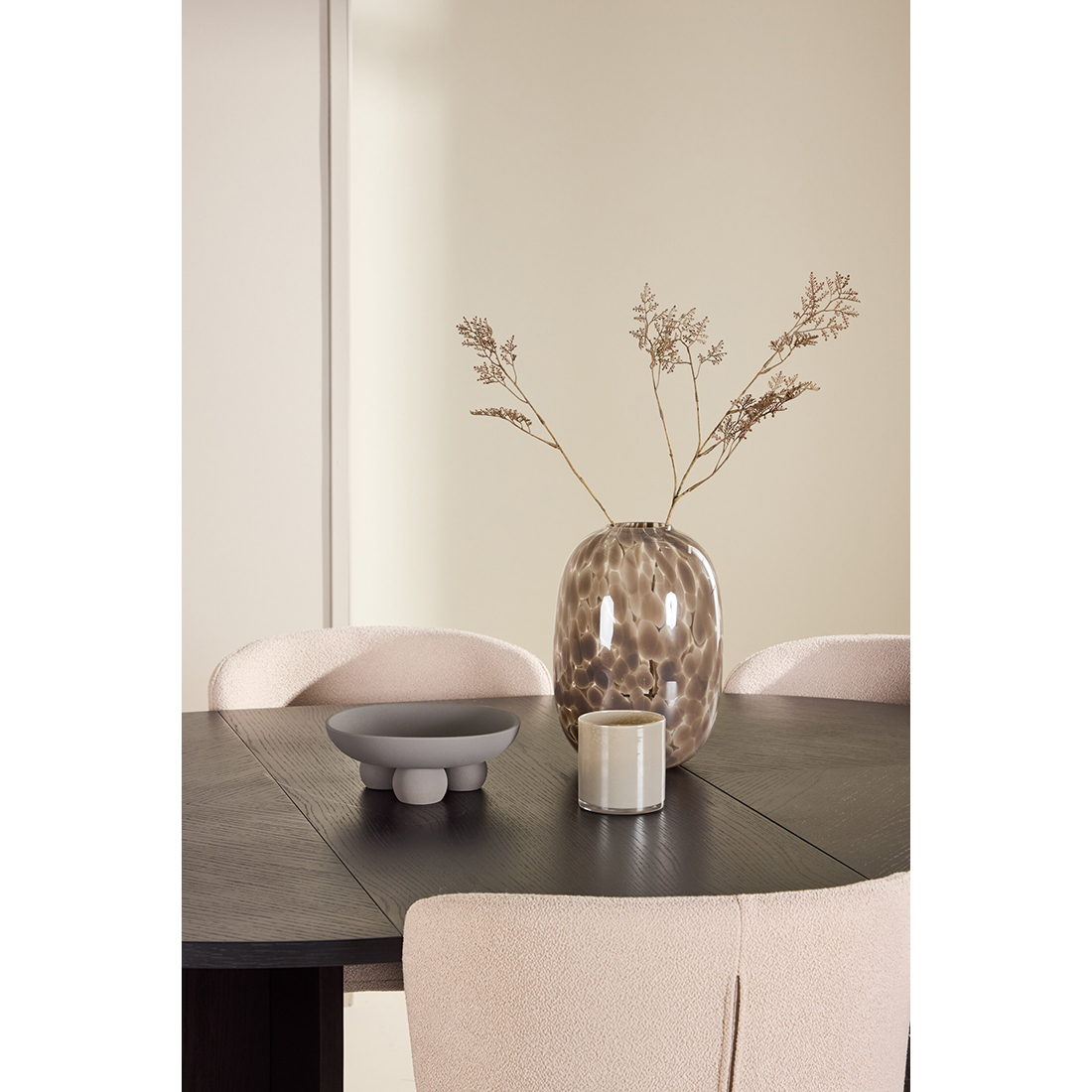 Spisegruppe Venture Home Strada Ø120 cm med 6st Astoria Spisestoler