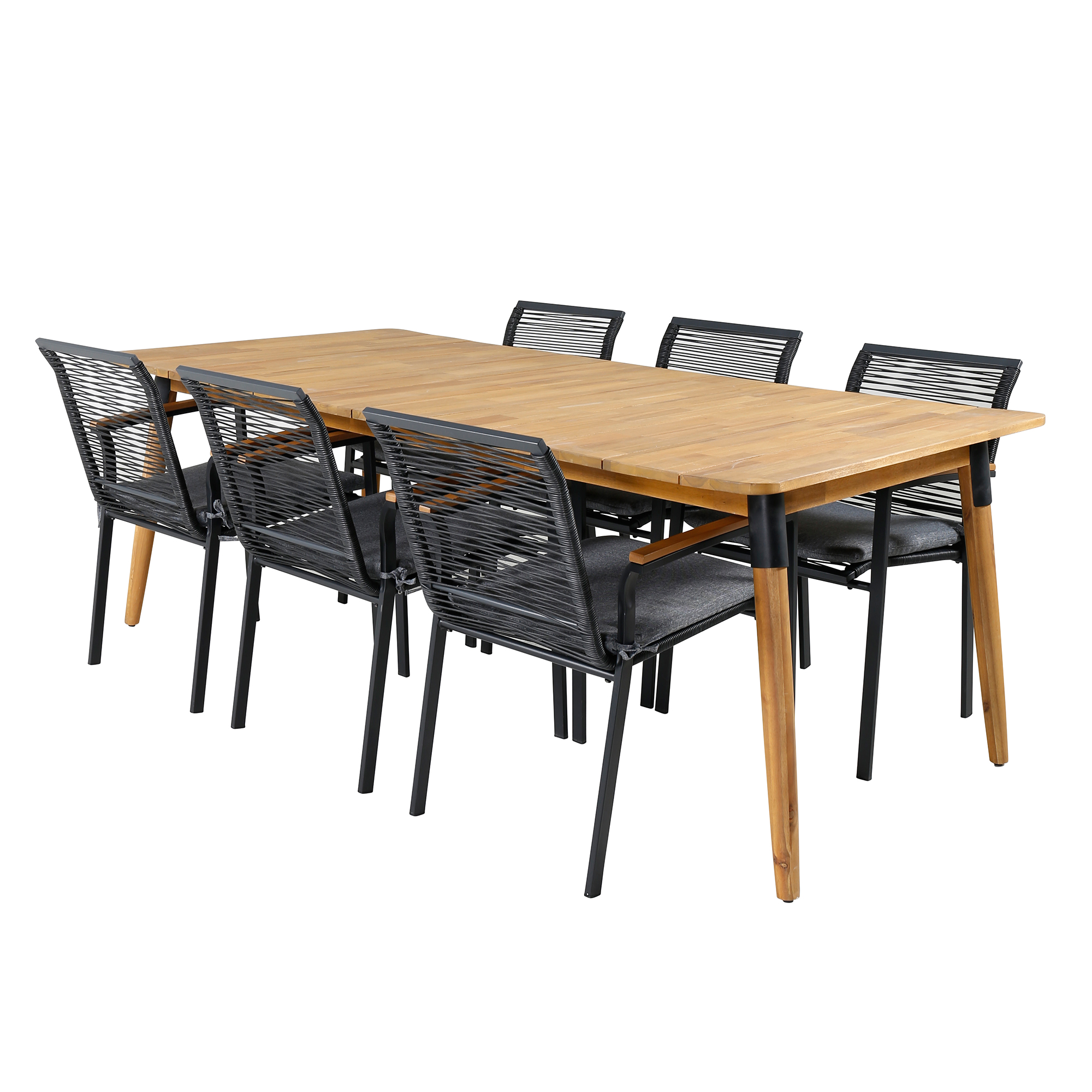 Spisegruppe Venture Home Julle med 6 Darri Spisestoler