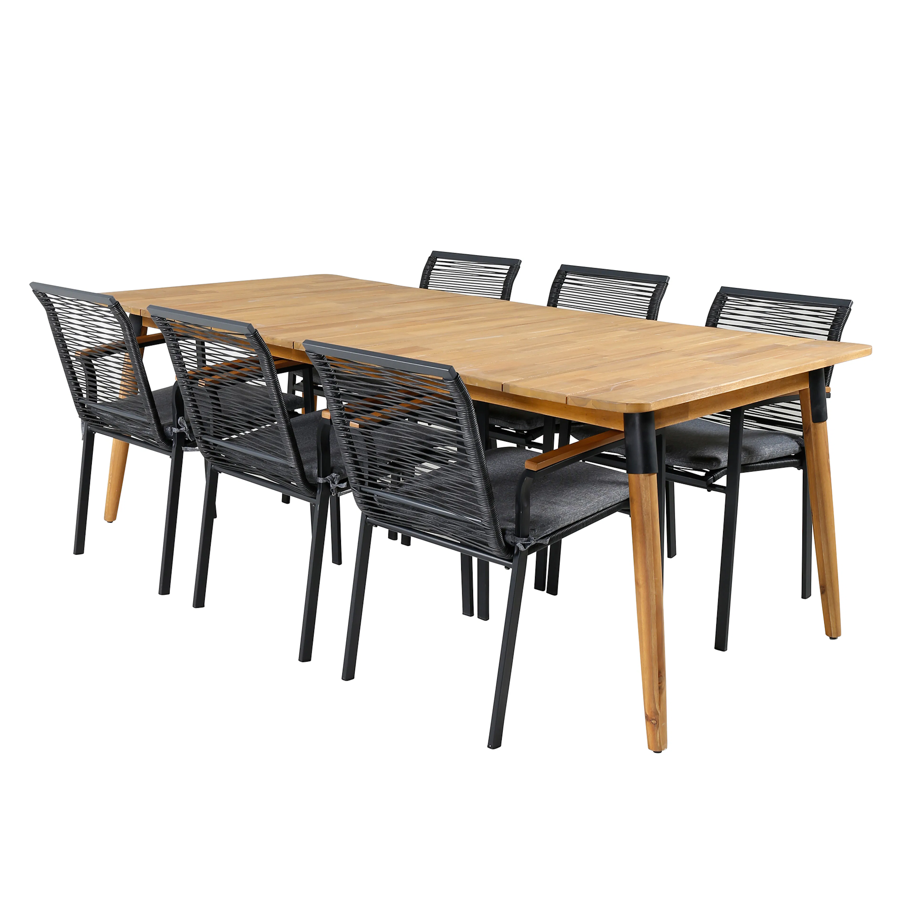 Spisegruppe Venture Home Julle med 6 Darri Spisestoler