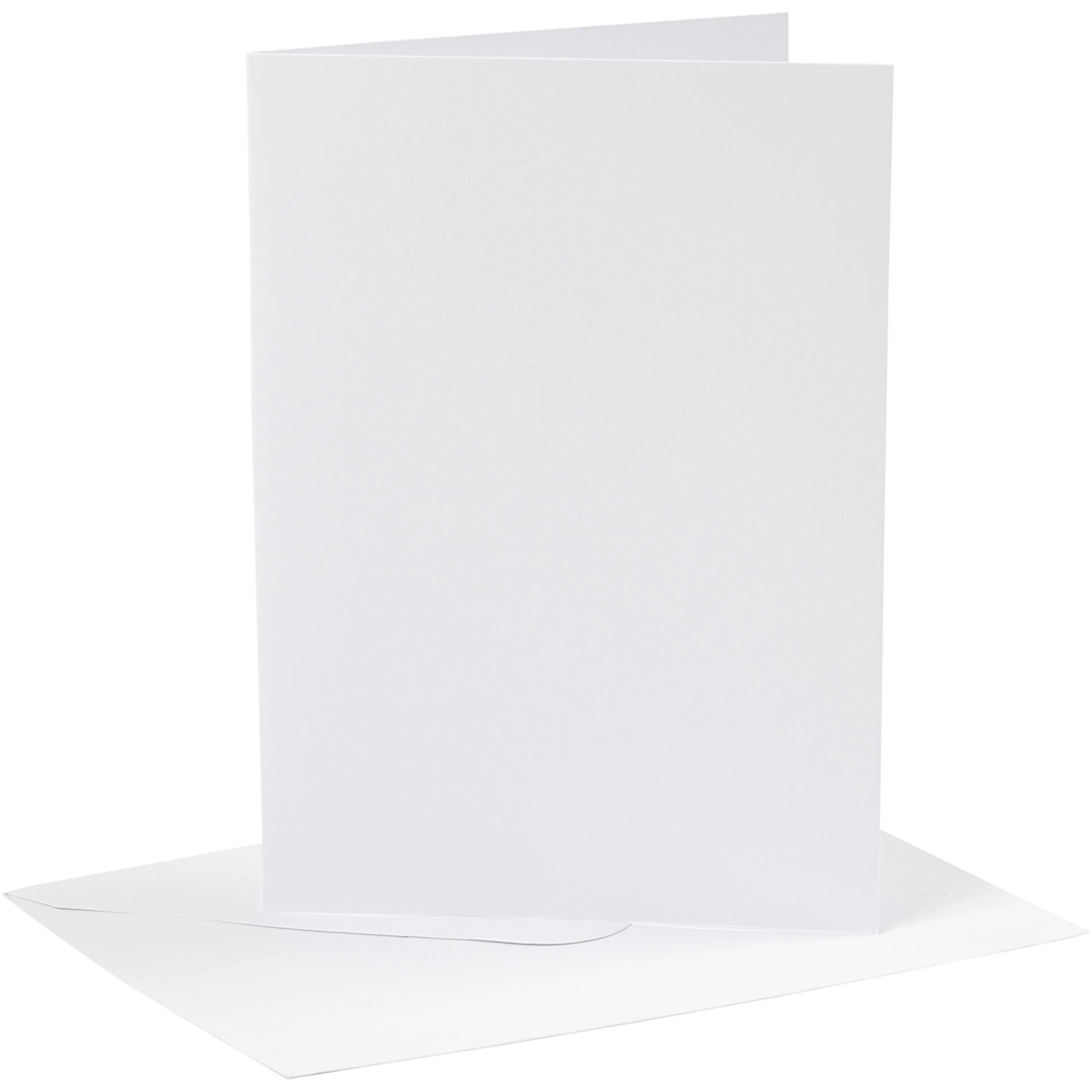 Kort Creativ Company og Konvolutt Kortstr 12,7x17,8 cm Konvstr 13,3x18,5 cm 4 sett/1 Pk