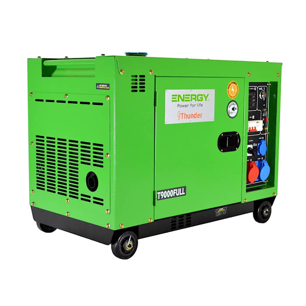 Strømaggregat Energy T9000FULL 3-fase/1-fase Diesel