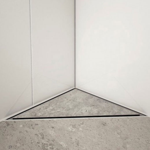 Golvbrunn Purus Corner Tile Insert