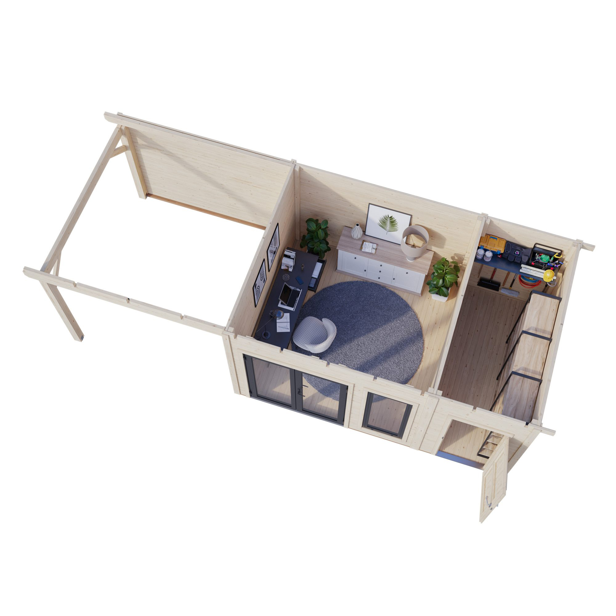 Hagestue Palmako Aurelia 21,4 m² (inv. 20,3 m²)