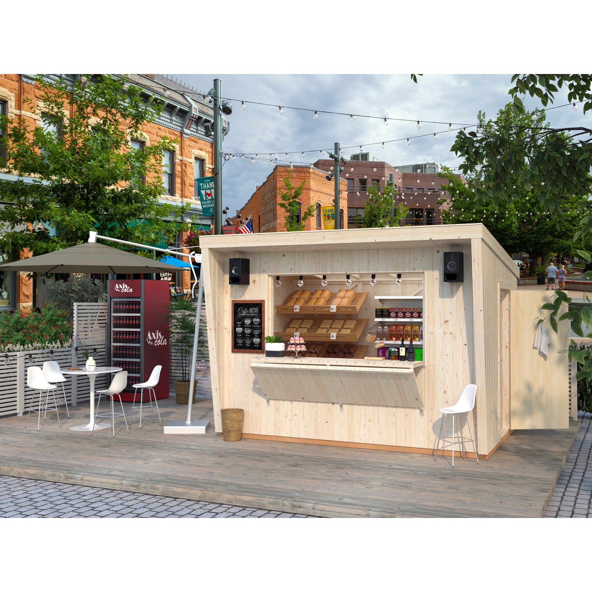 Kiosk Palmako Kira 7,7 m2