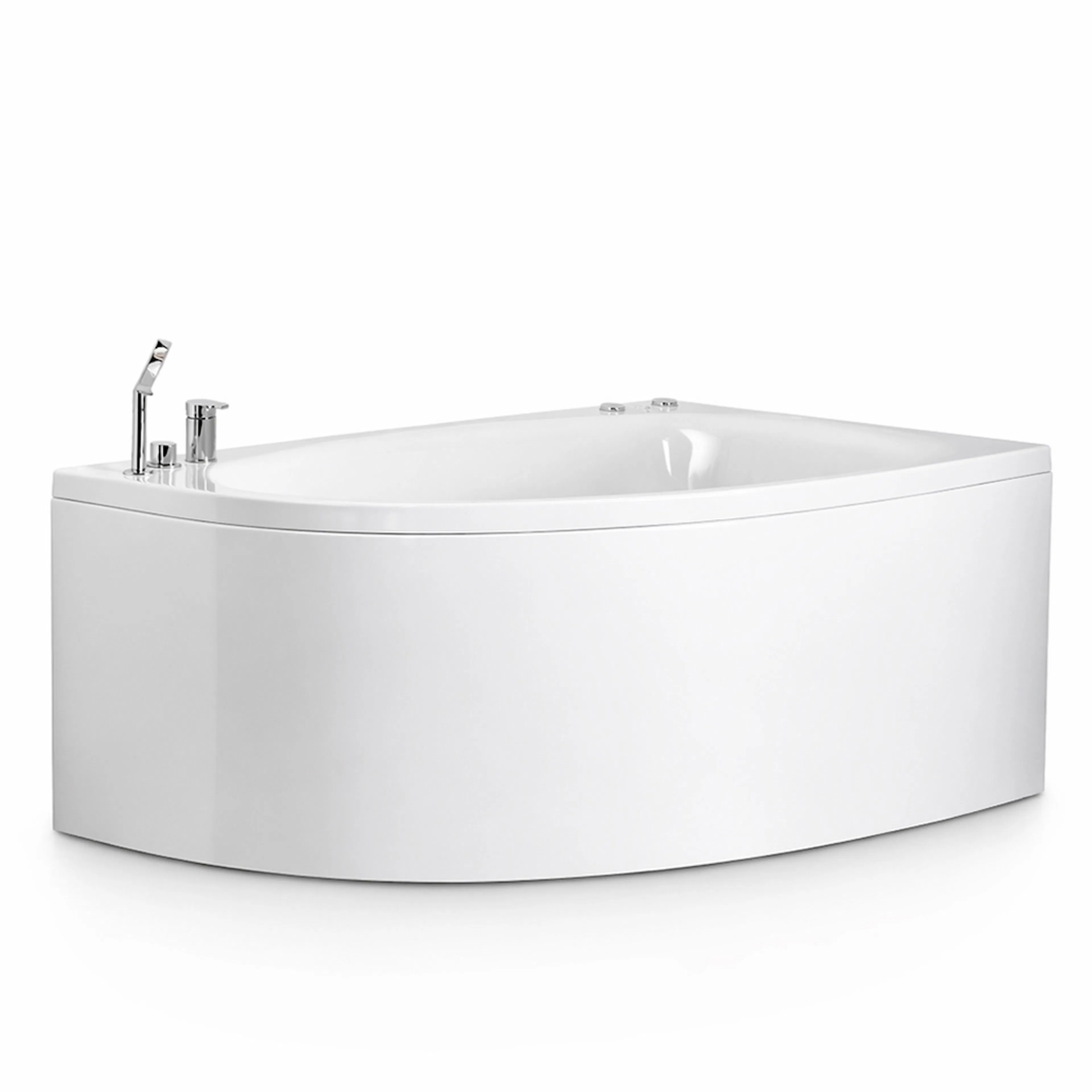 Bubbelbadkar SAND 160 Left-Bronze + inkl. Blandare Left Bronze