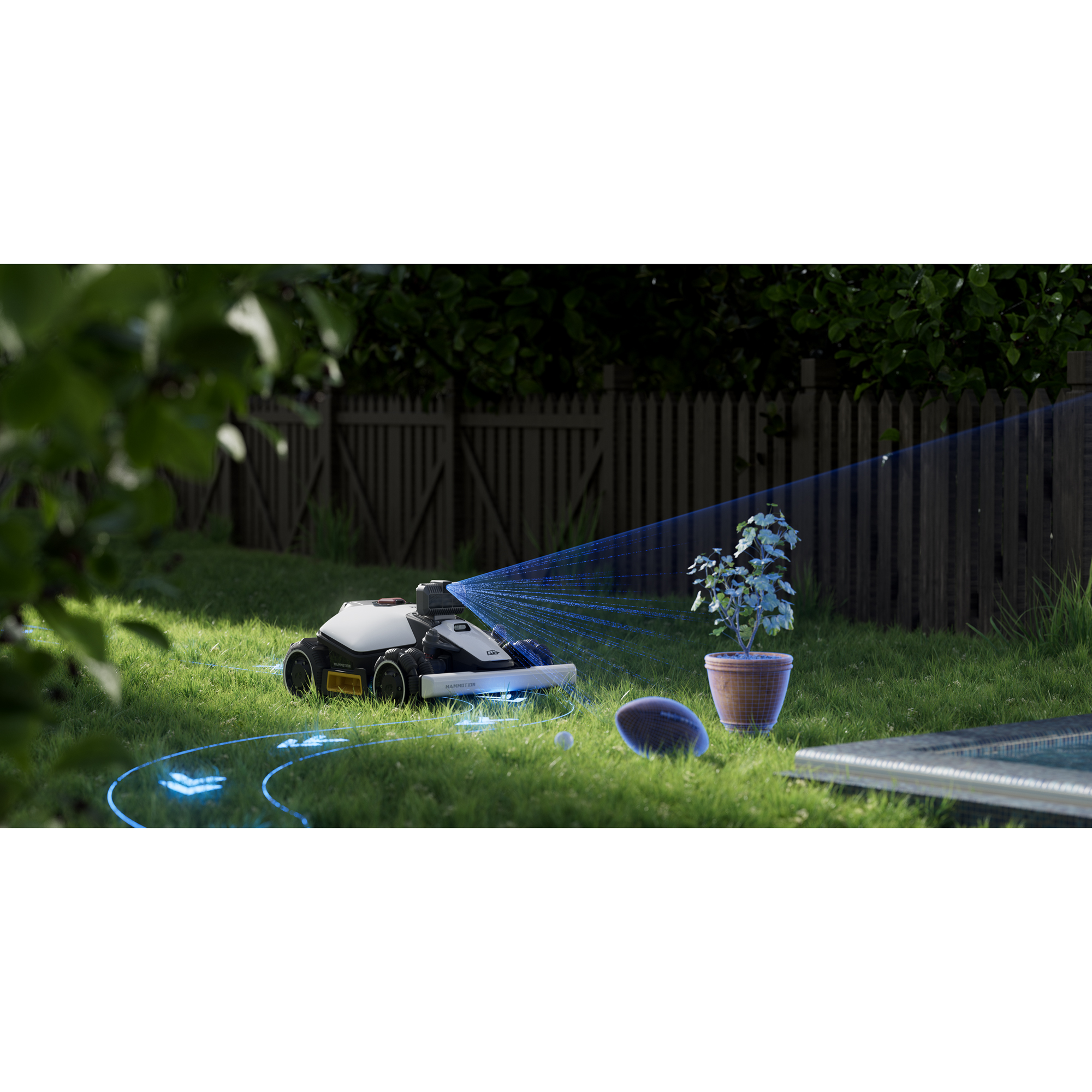Robotgressklipper Mammotion LUBA Mini AWD 1500 LiDAR Uten Slynge