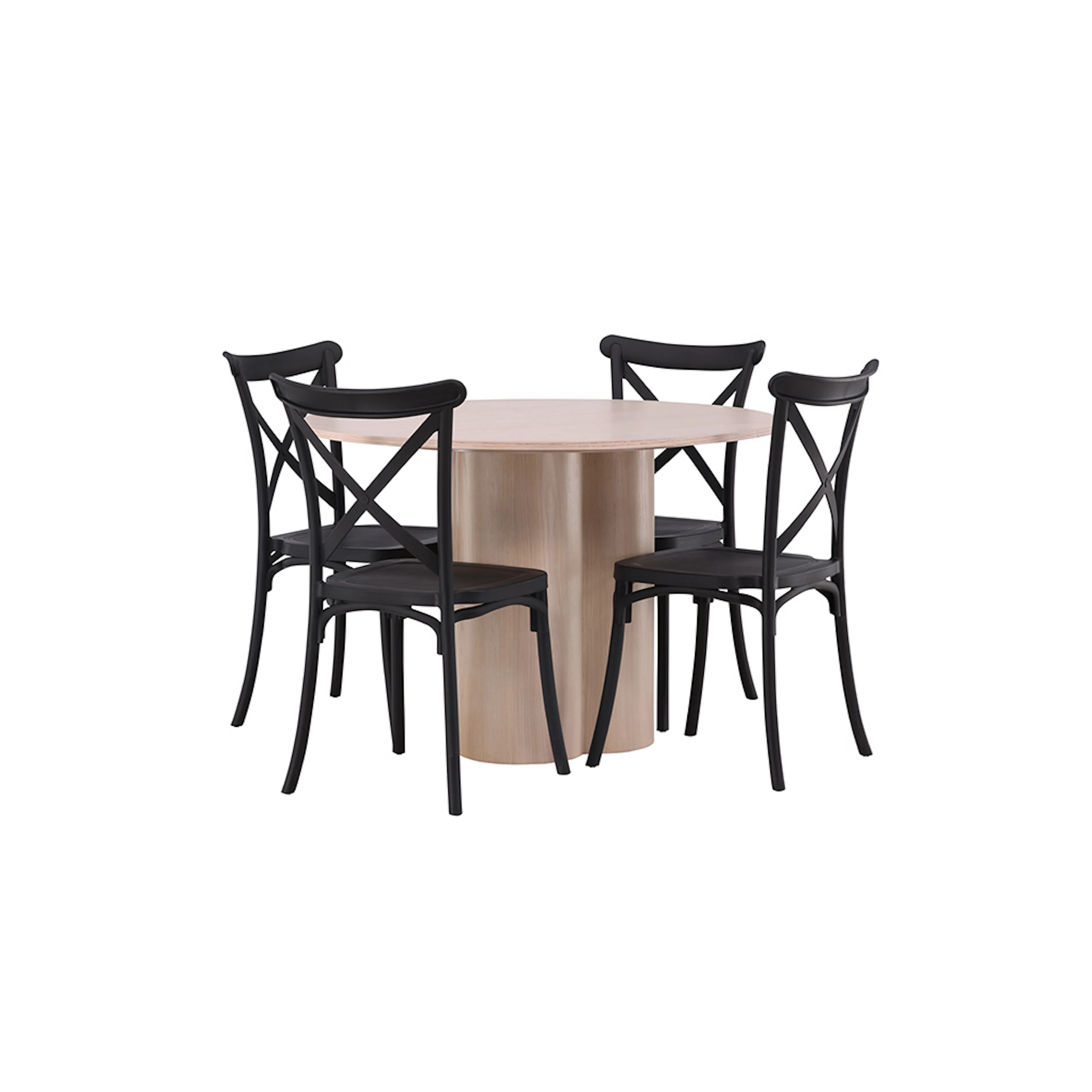 Spisegruppe Venture Home Olivia med 4 Crosett Stoler