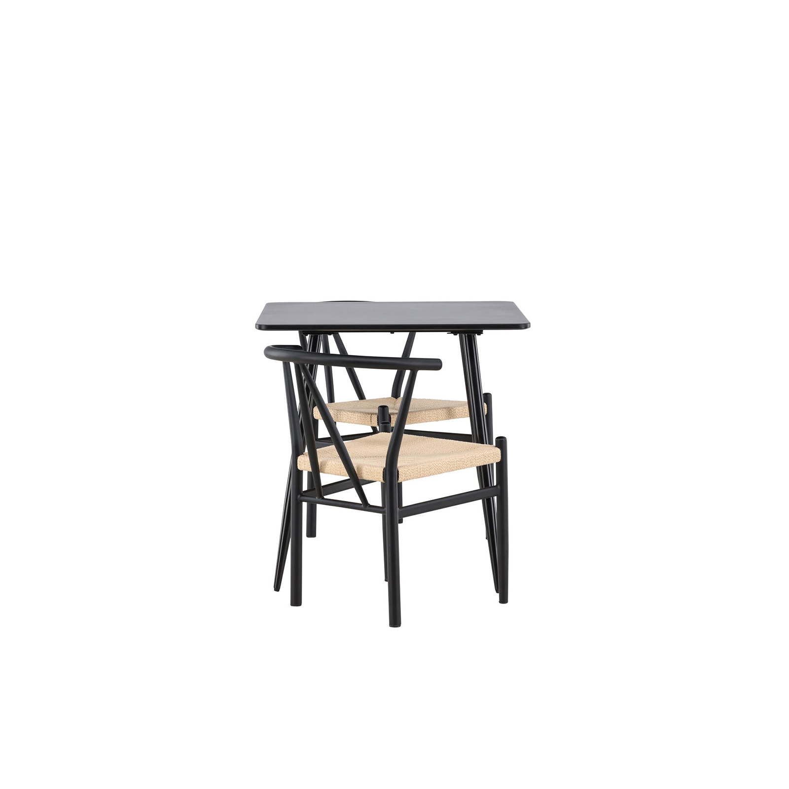 Spisegruppe Venture Home Polar 75 med 2 stk Alfons Stoler