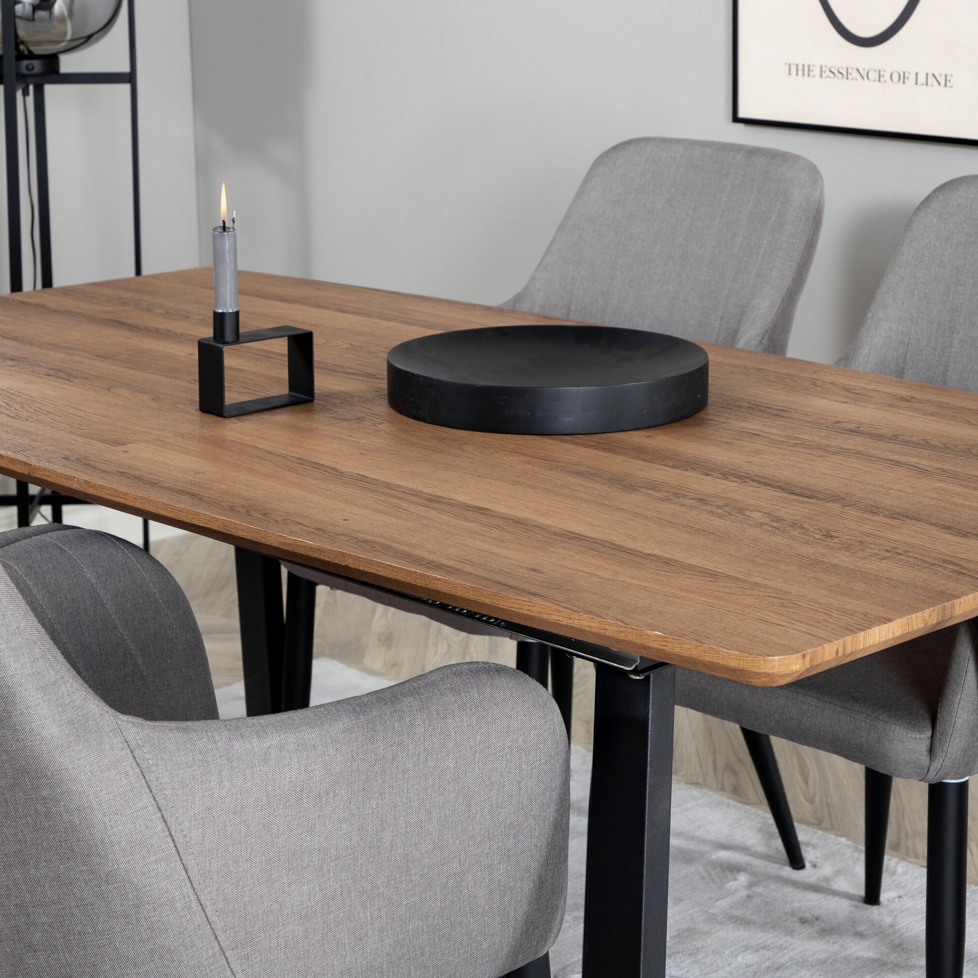 Spisegruppe Venture Home Inca med 4stk Comfort Stoler