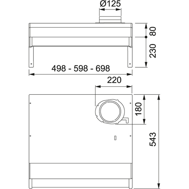 Ventilatorhette Franke Futurum Classic 1222A-10 Leilighet