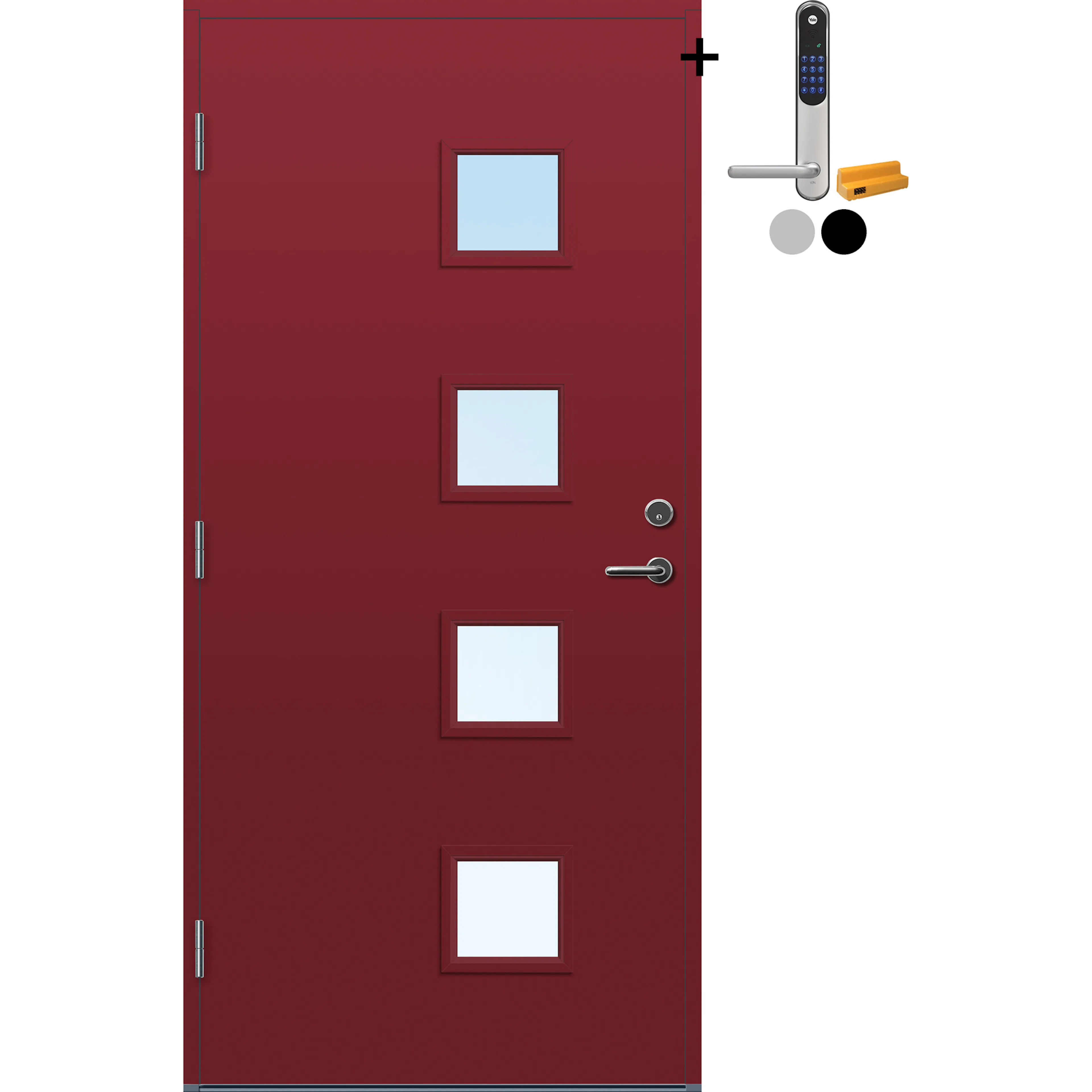 NCS S-4050-R, Mørk Rød