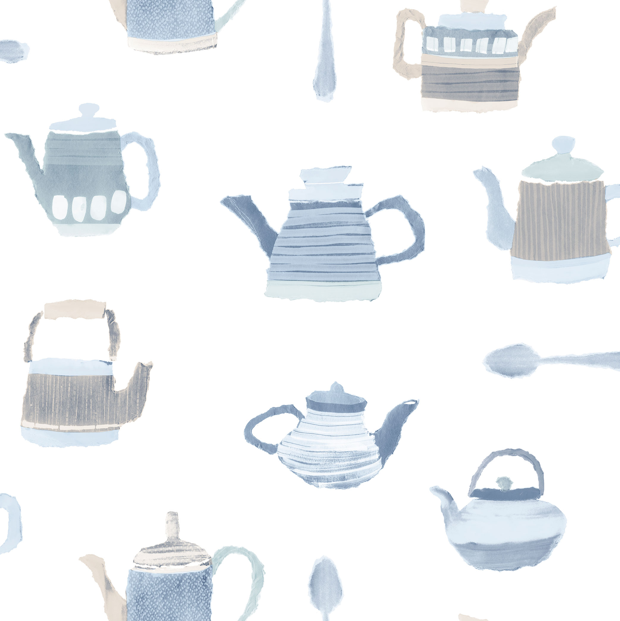 Tapet Galerie Wallcoverings Kitchen Elements CK36635 | golv - tapeter - monstrad-tapet | KakelKungen