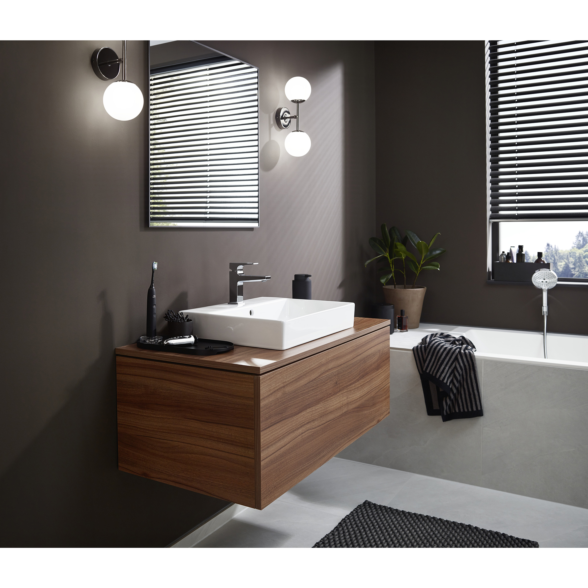 Servantbatteri Hansgrohe Metropol 100