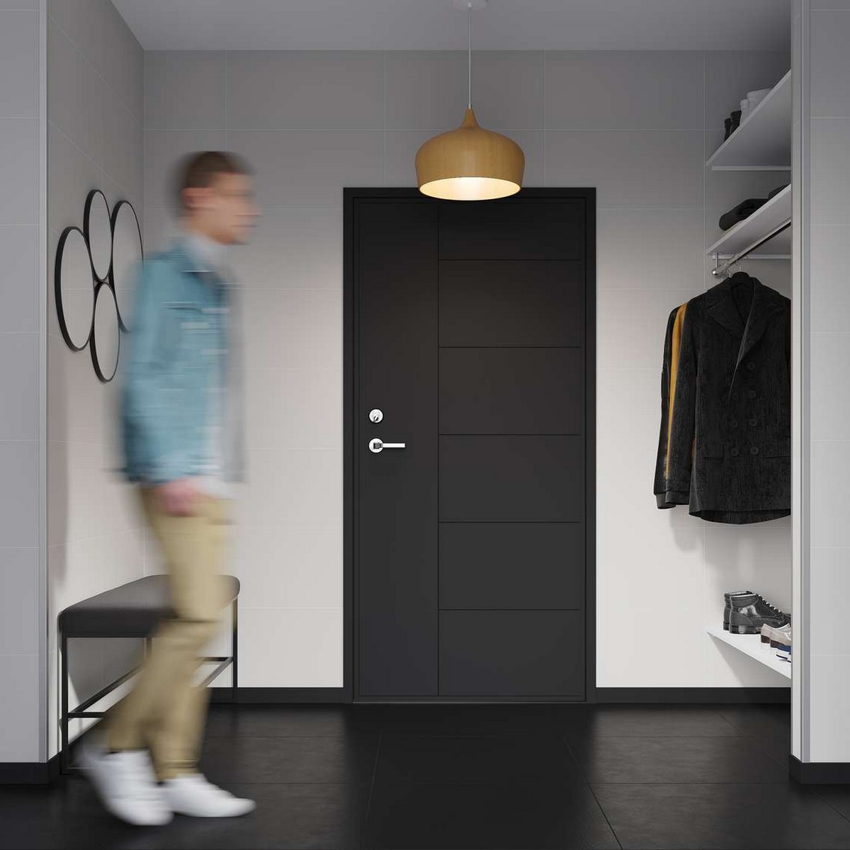 Baderomspanel Fibo 2090-LM6030 Light Grey