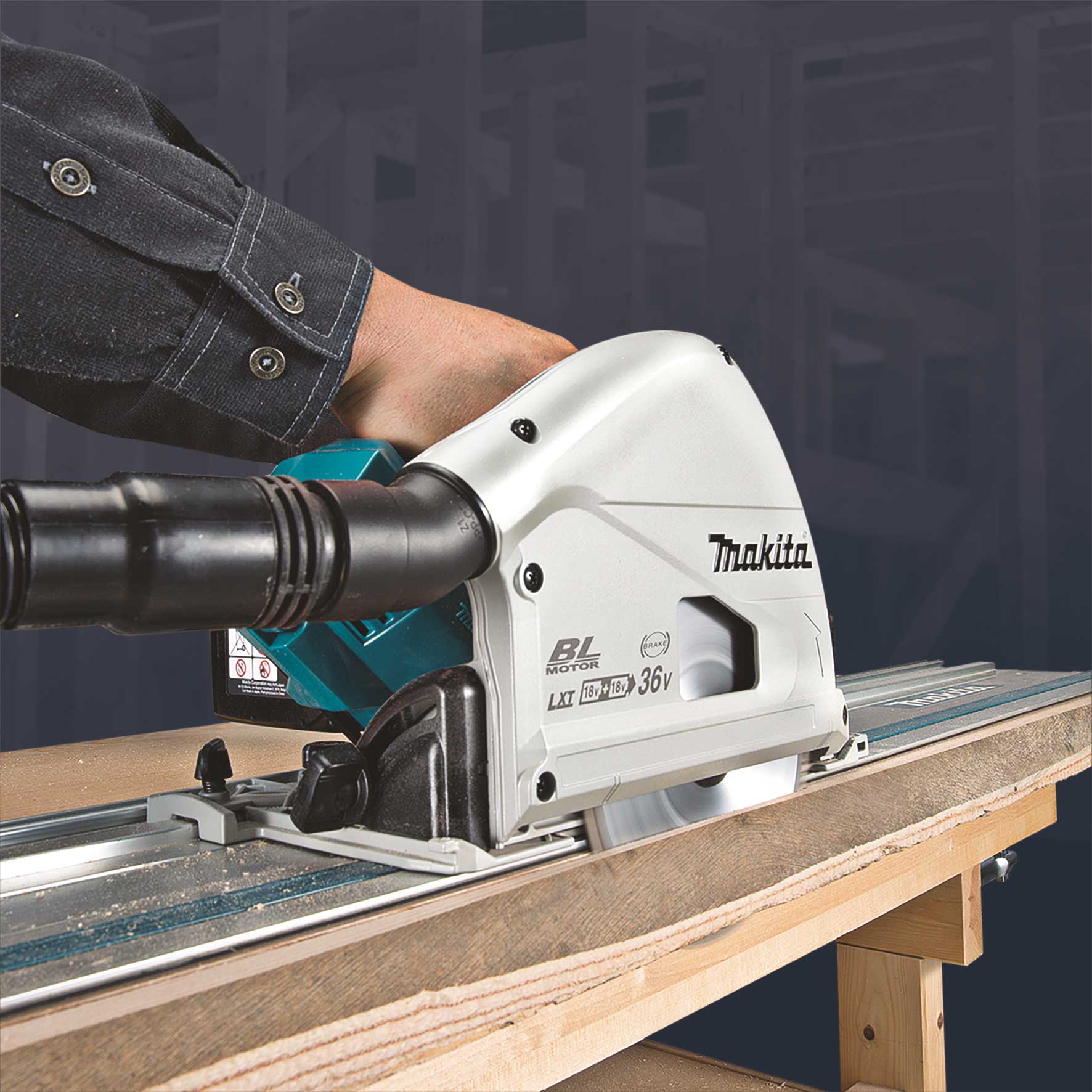Senkesag Makita DSP600ZJ 2x18V Uten batterier