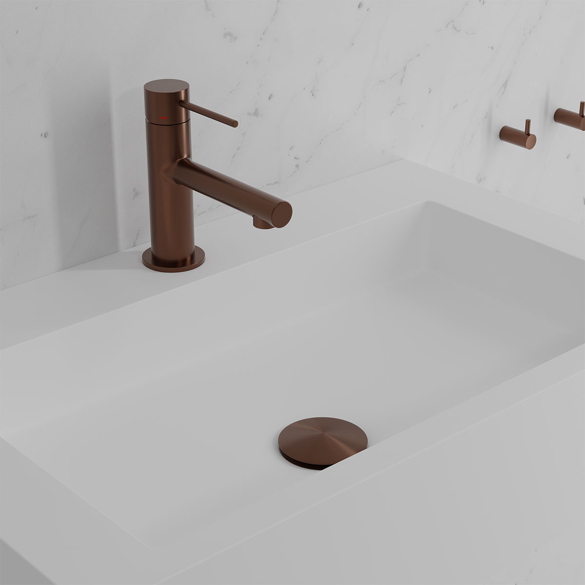 Tvättställsblandare Scandtap Steel Vertex