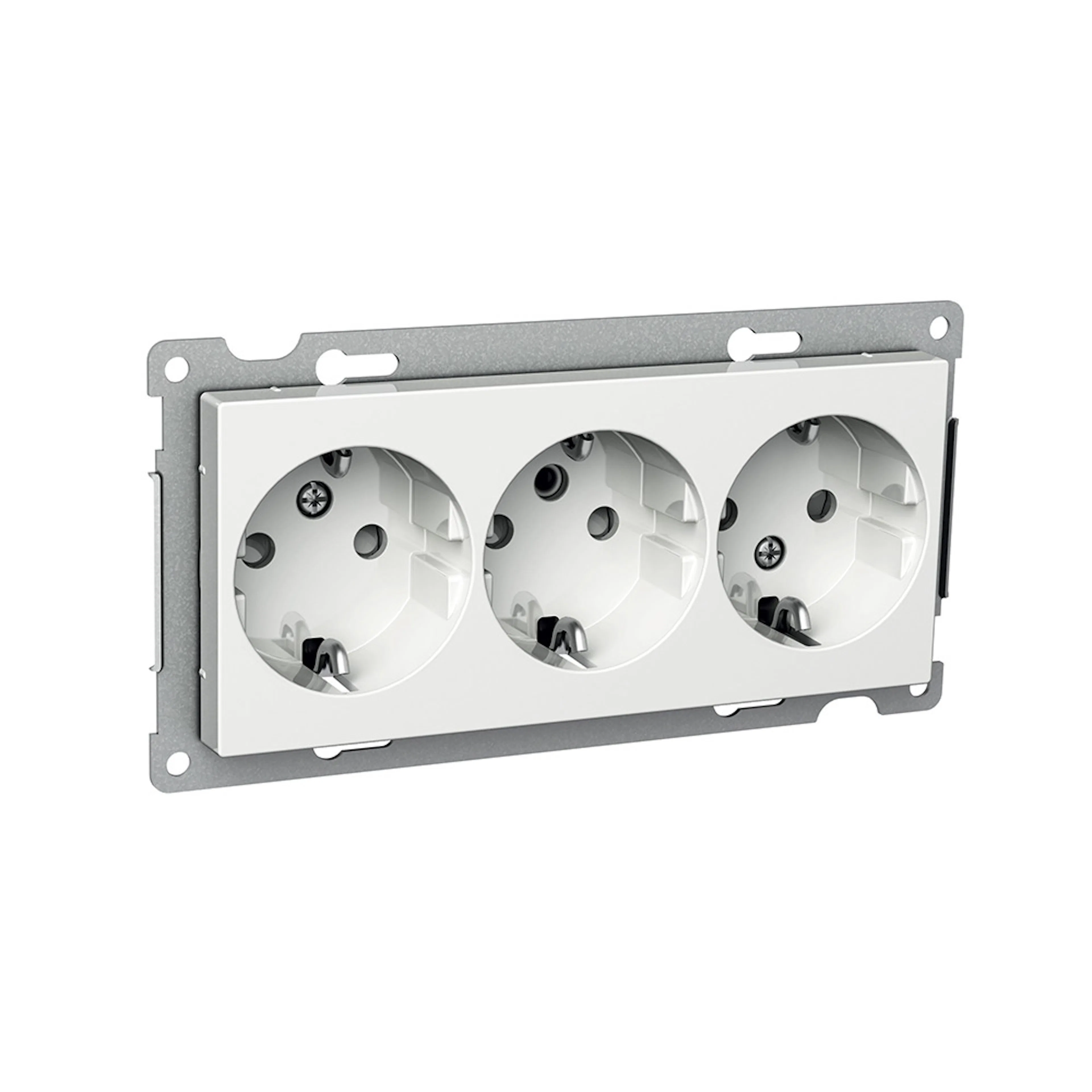 Stikkontakt Schneider Electric Exxact 3-Veis