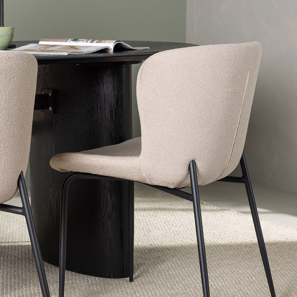 Spisegruppe Venture Home Isolde med 4 stk Modesto Stoler