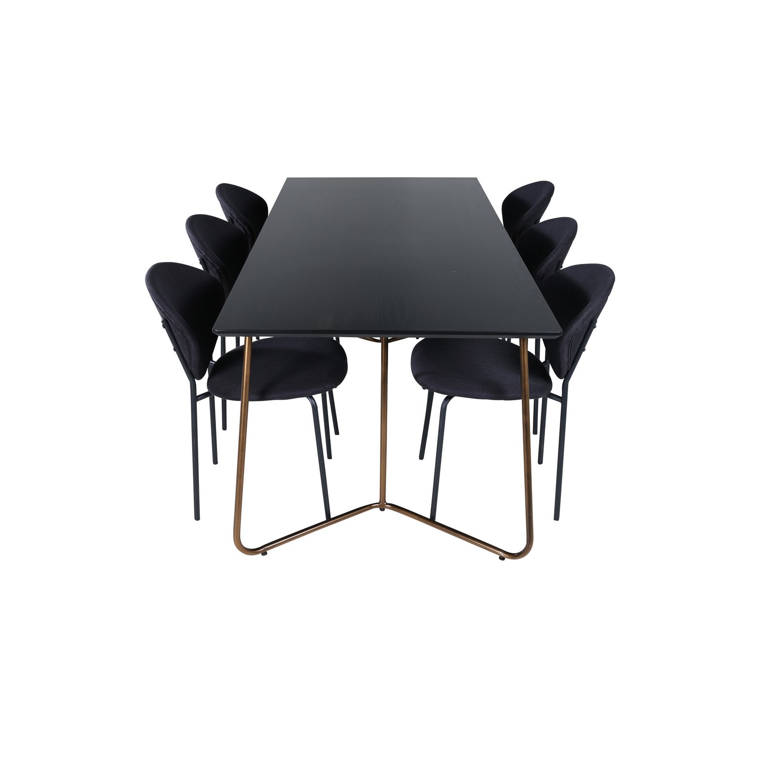 Spisegruppe Venture Home Annika med 6 Valor Stoler