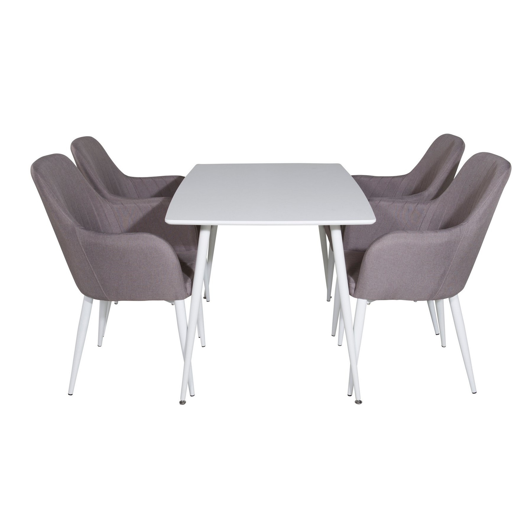 Spisegruppe Venture Home Polar med 4stk Comfort Stoler