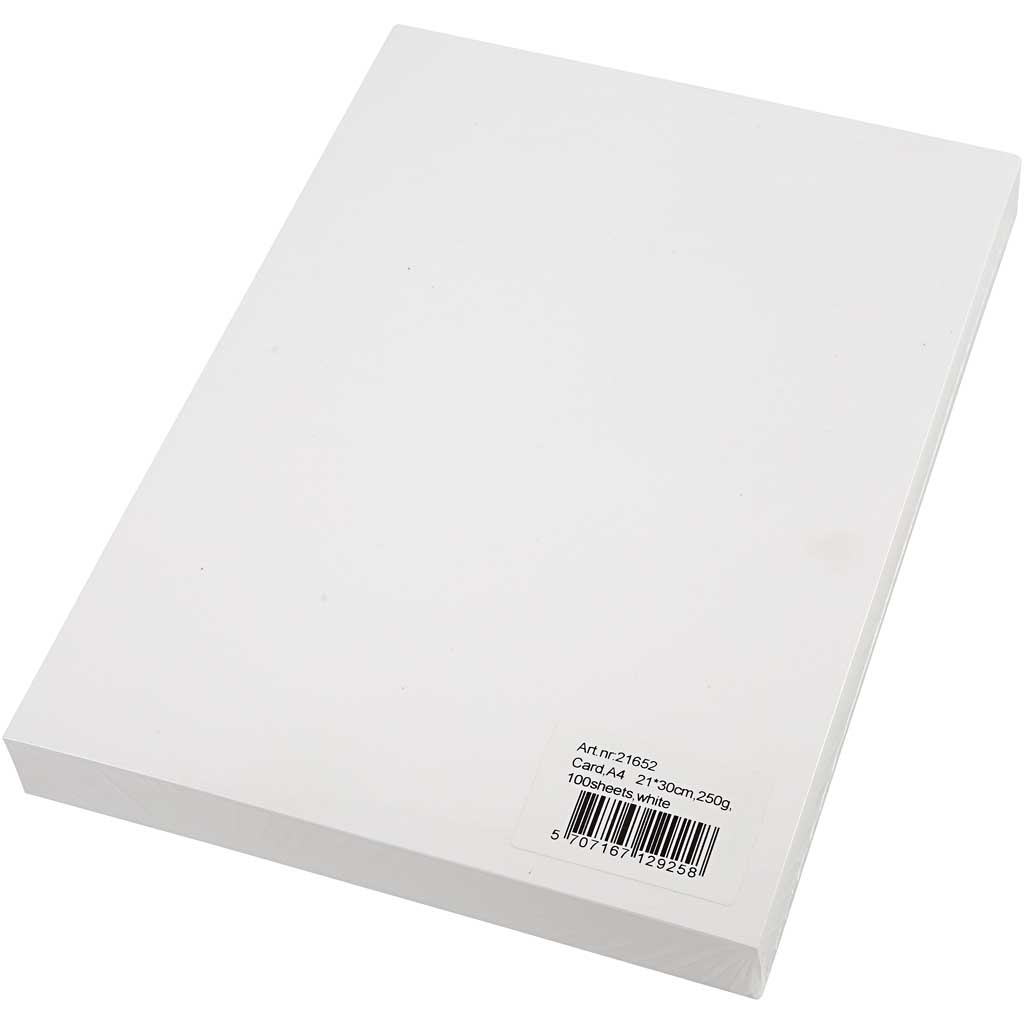 Dekorasjonskartong Creativ Company A4 210x297 mm 100 Ark/1 Pk