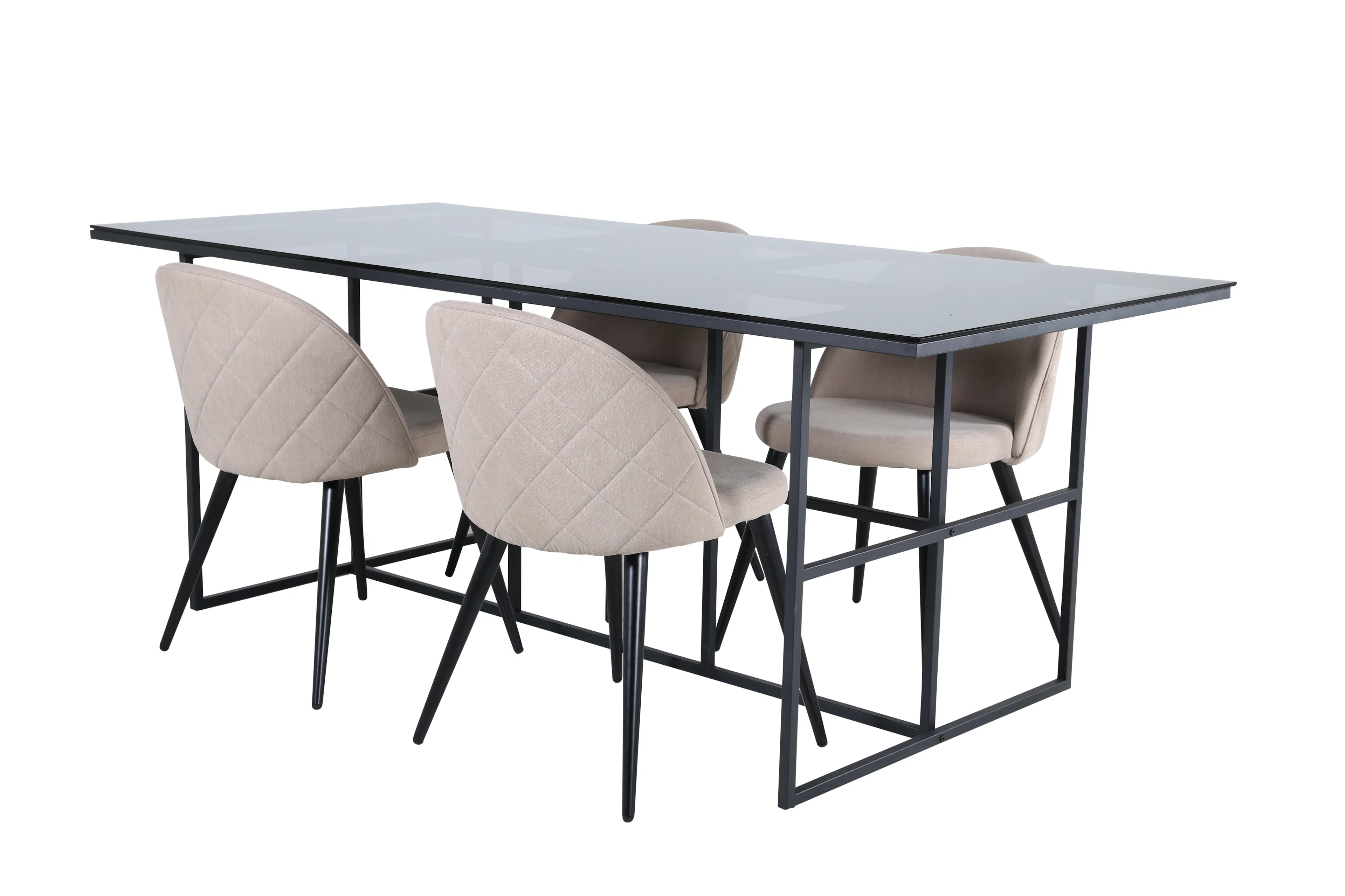 Spisegruppe Venture Home Lund Spisebord og Valentina Stitcthes Spisestol