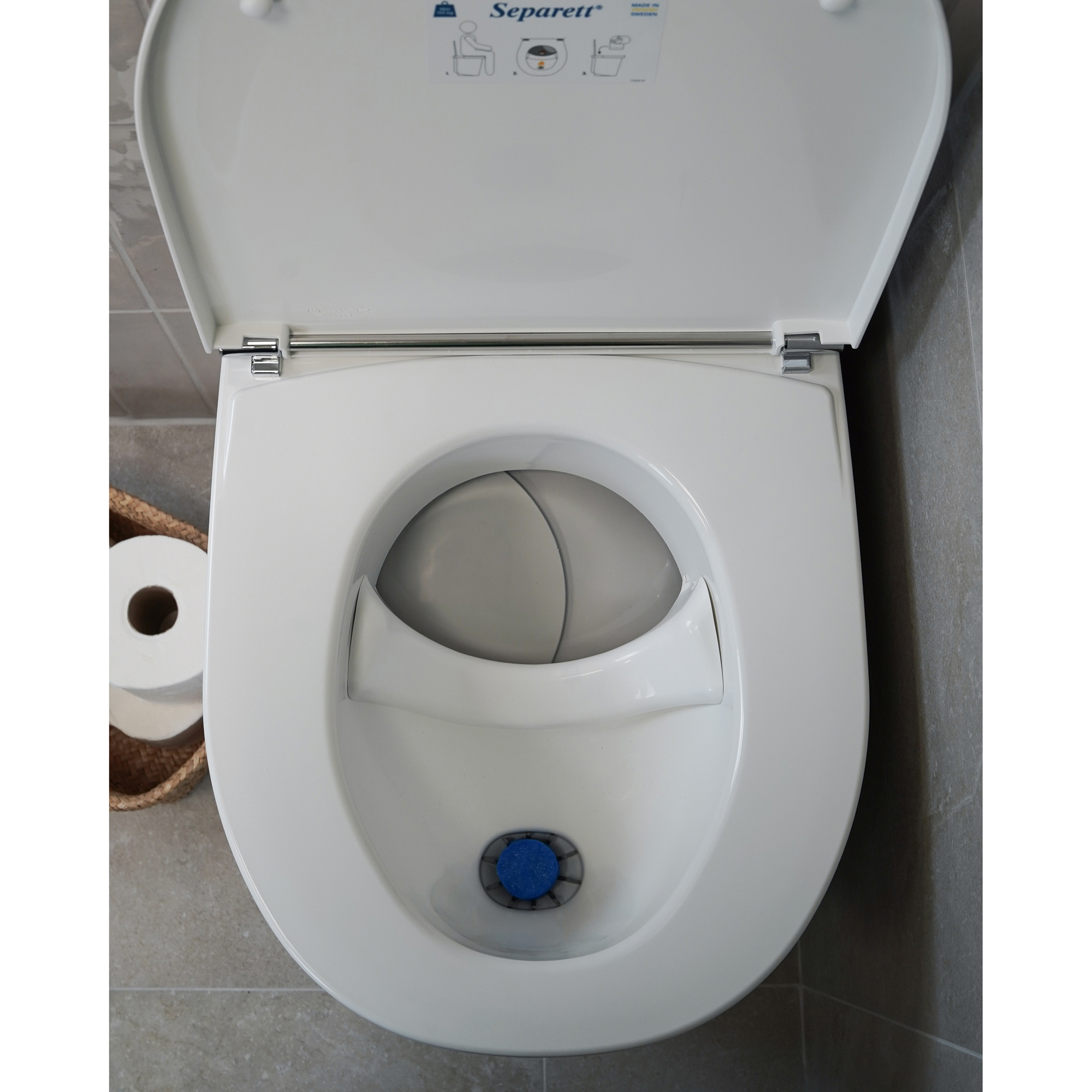 Fritidstoalett Separett Tiny® urinseparerende toalett med urintank