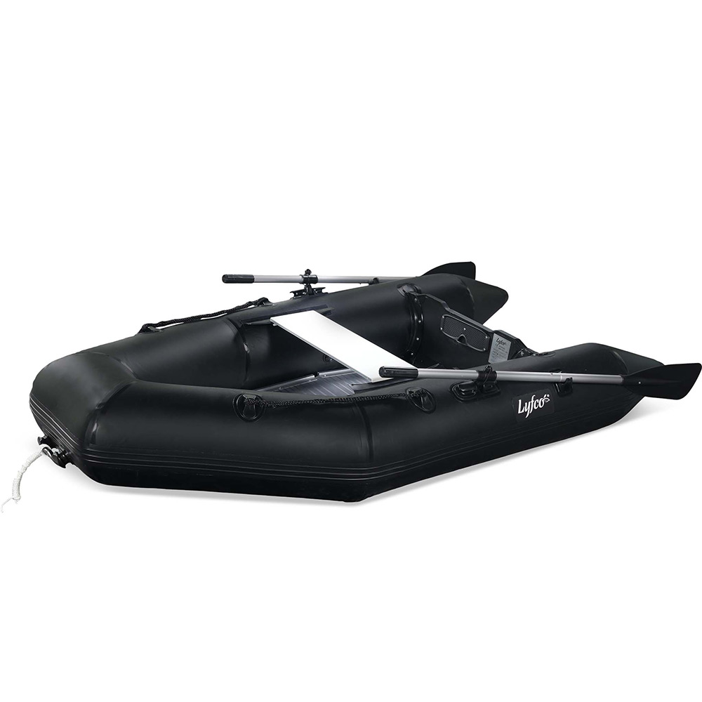 Gummibåt 270cm (0,9 mm PVC), svart Farge Sort