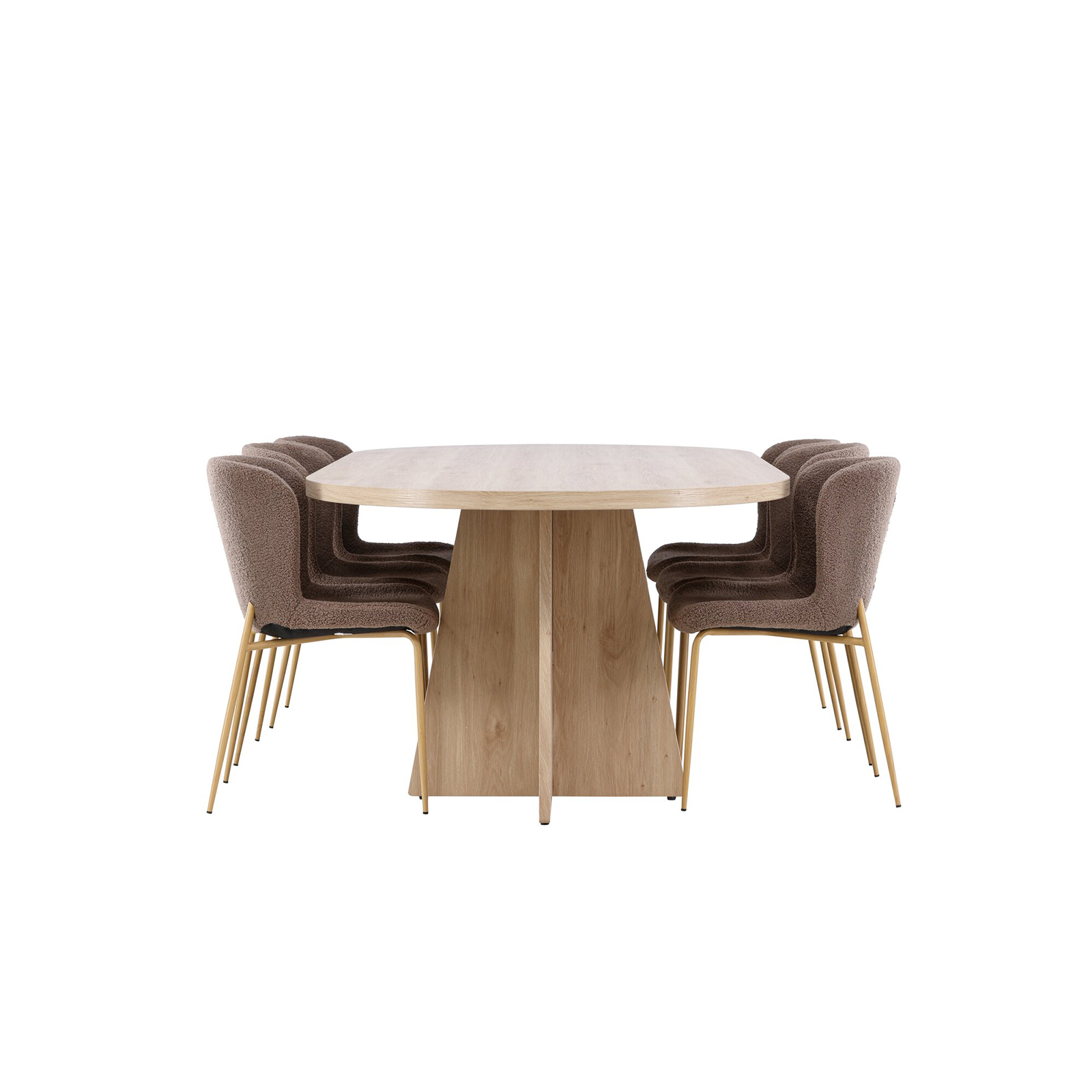 Spisegruppe Venture Home Bootcut 230 med 6 stk Modesto Stoler