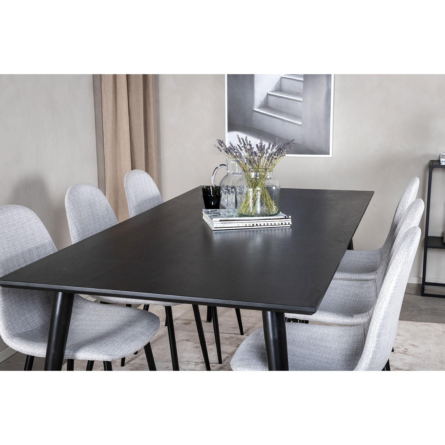 Spisegruppe Venture Home Dipp med 6 Polar Stoler