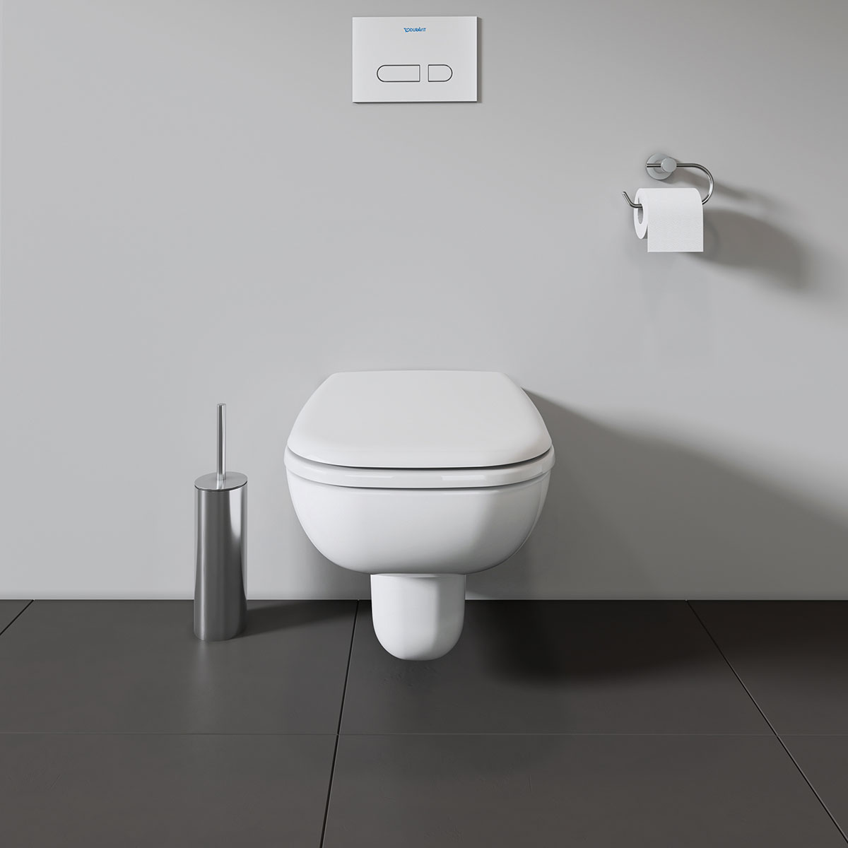 V&auml;ggh&auml;ngd Toalettstol Duravit D-Code Rimless