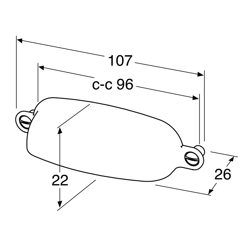 Handtag Gustavsberg H1
