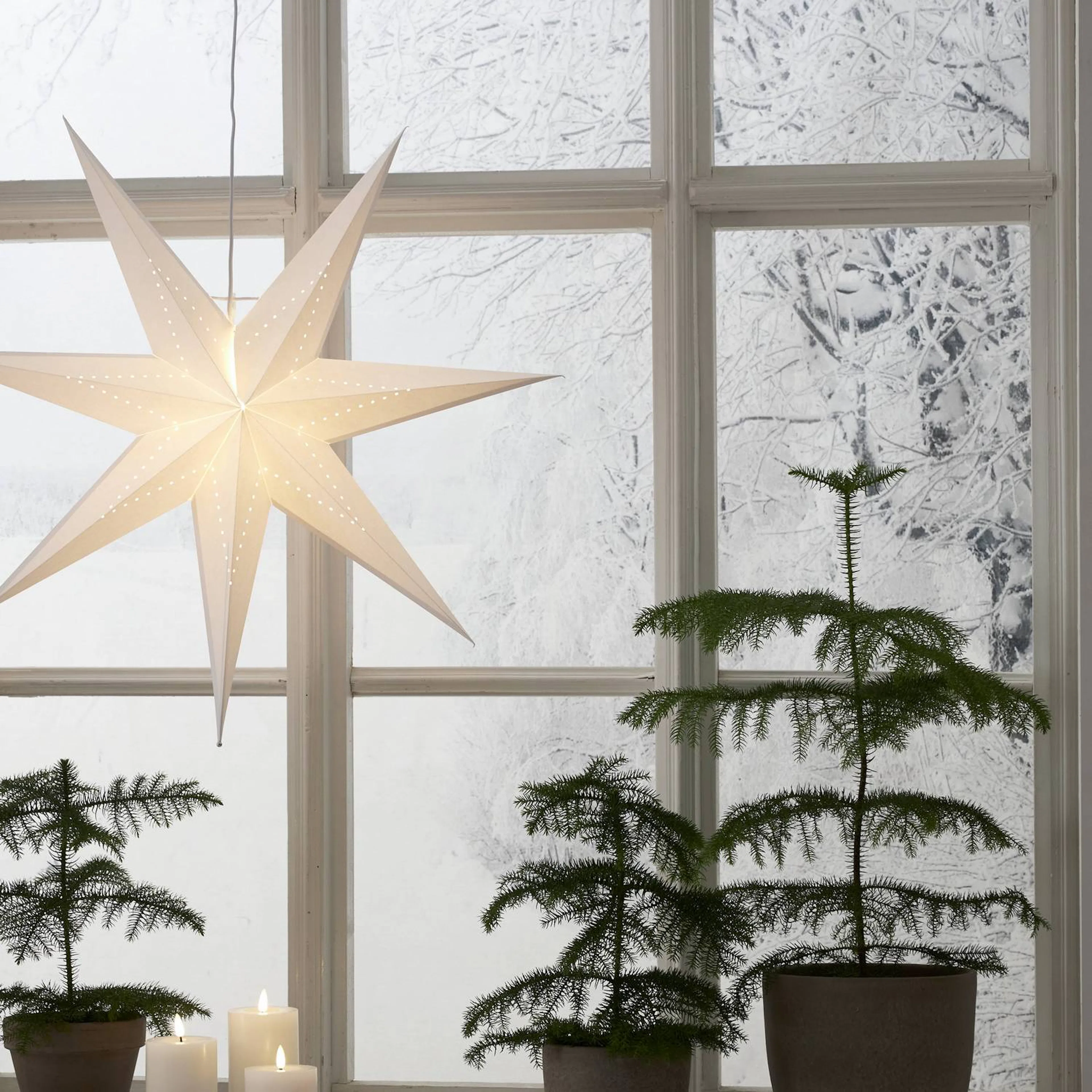Adventstjerne Star Trading LYSA Papirstjerne