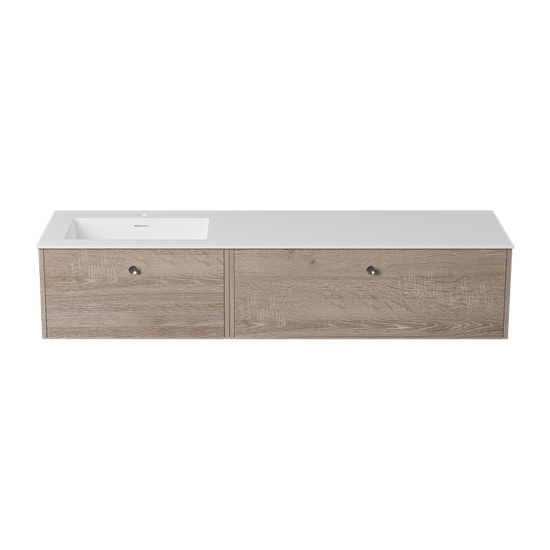 Servantskap FOSSBAD New Block B150 for Heldekkende Servant med Venstrekulp