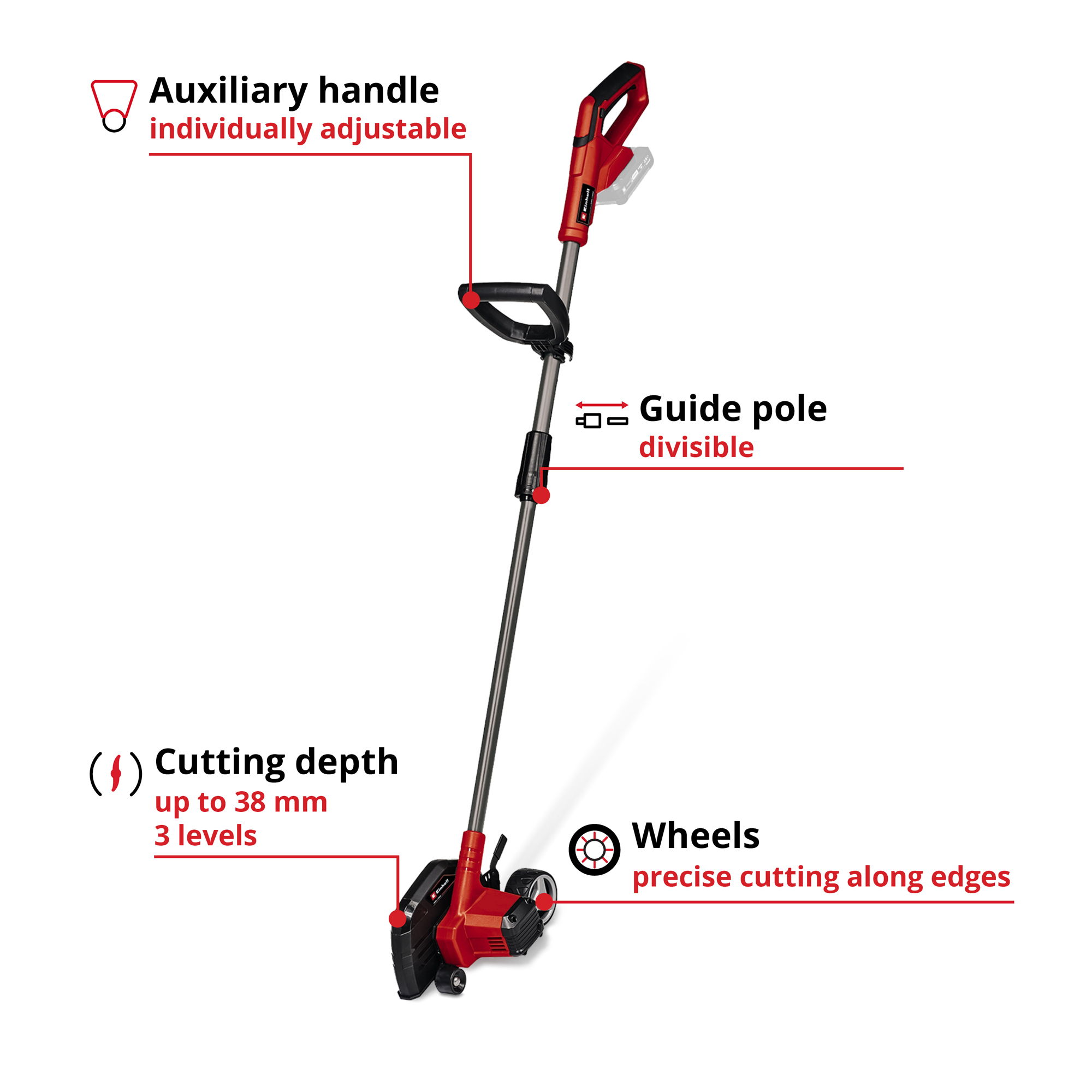 Kantklipper Einhell GE-LE 18/190 Li-Solo uten Batteri