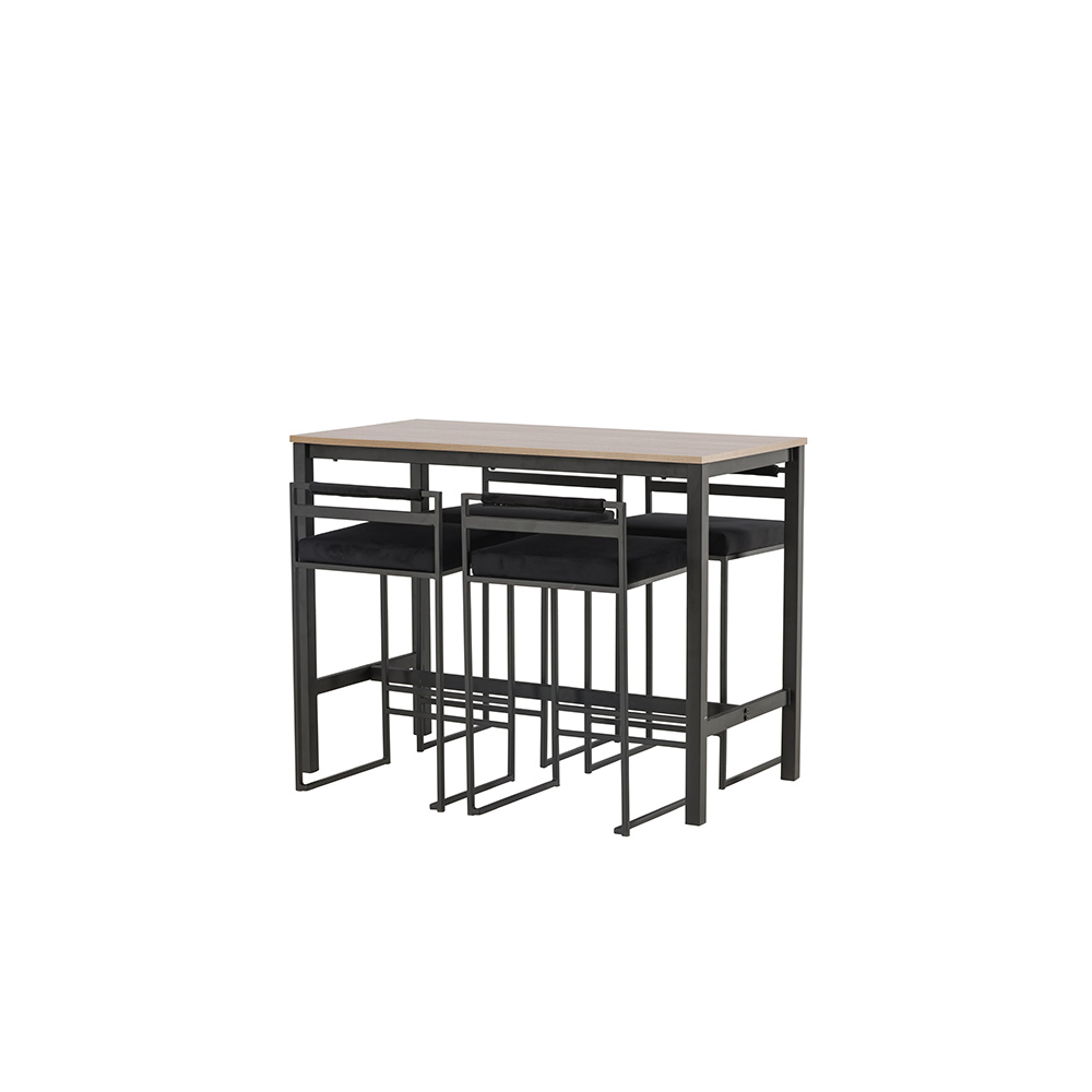 Spisegruppe Venture Home Camden med 4 Opelika Stoler