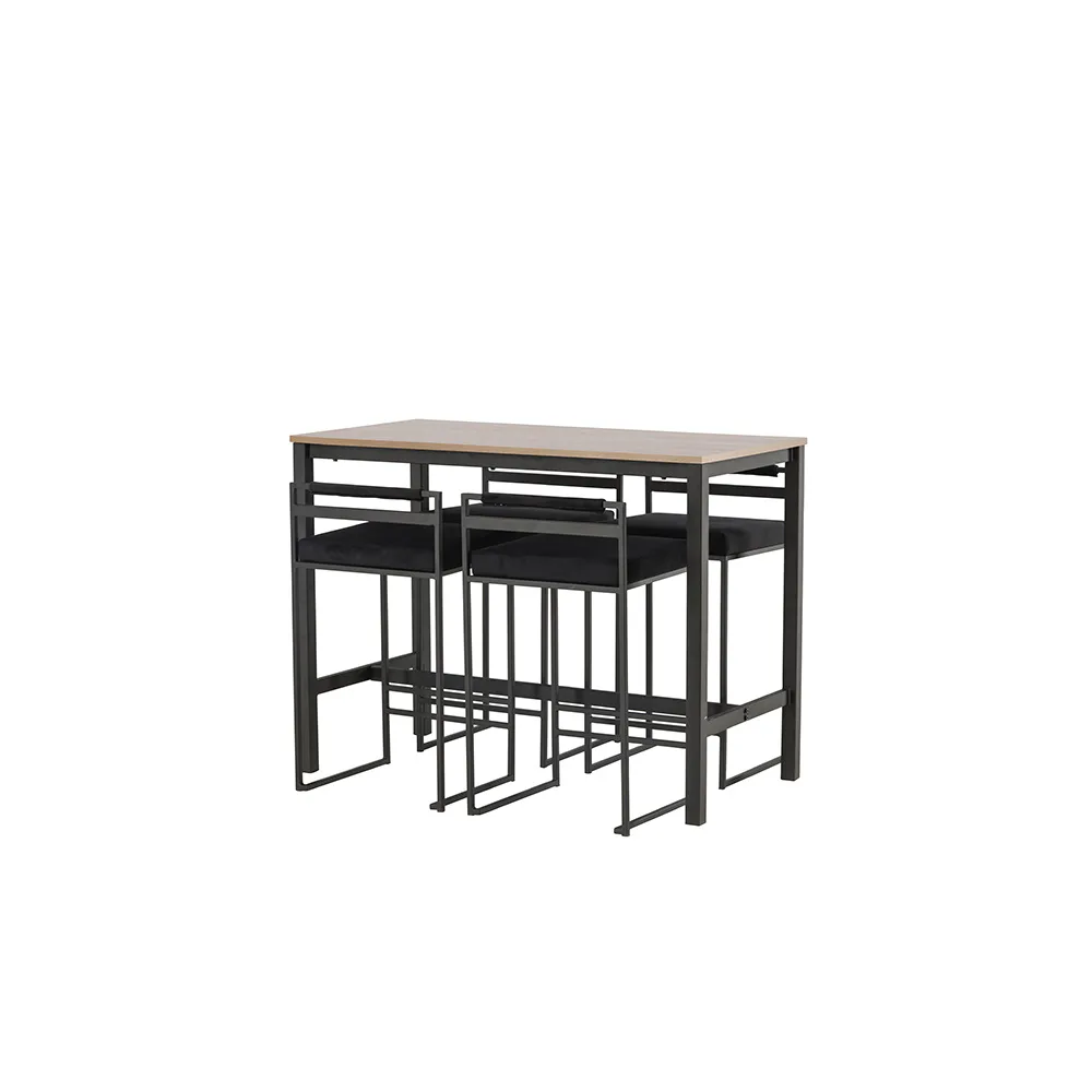 Spisegruppe Venture Home Camden med 4 Opelika Stoler