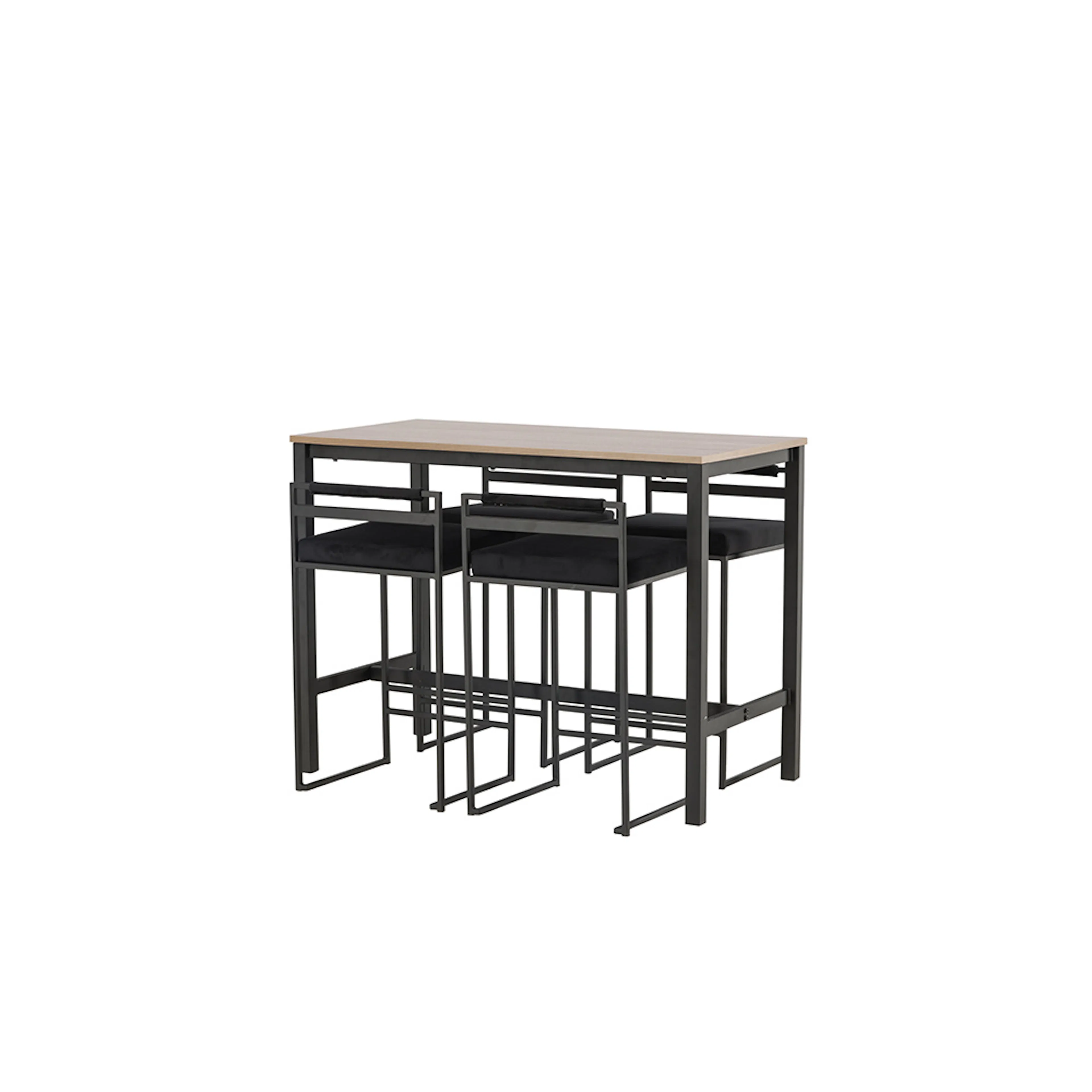 Spisegruppe Venture Home Camden med 4 Opelika Stoler