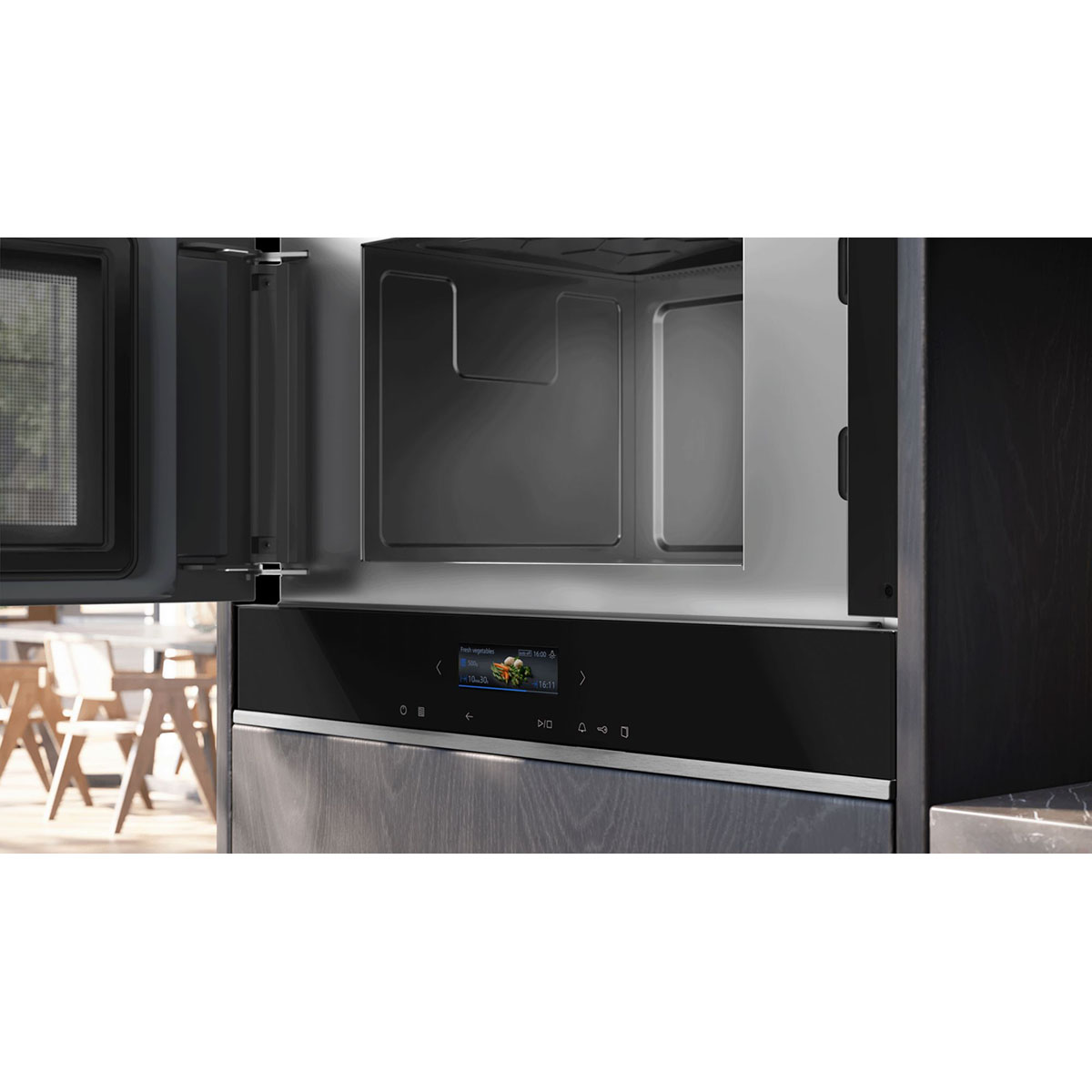 Mikrobølgeovn Siemens iQ700 BF722L1 Innbygging