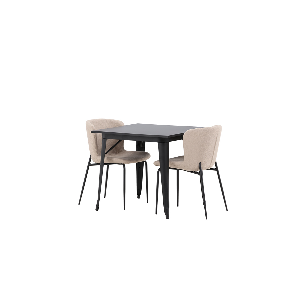 Spisegruppe Venture Home Tempe med 2 Modesto Stoler