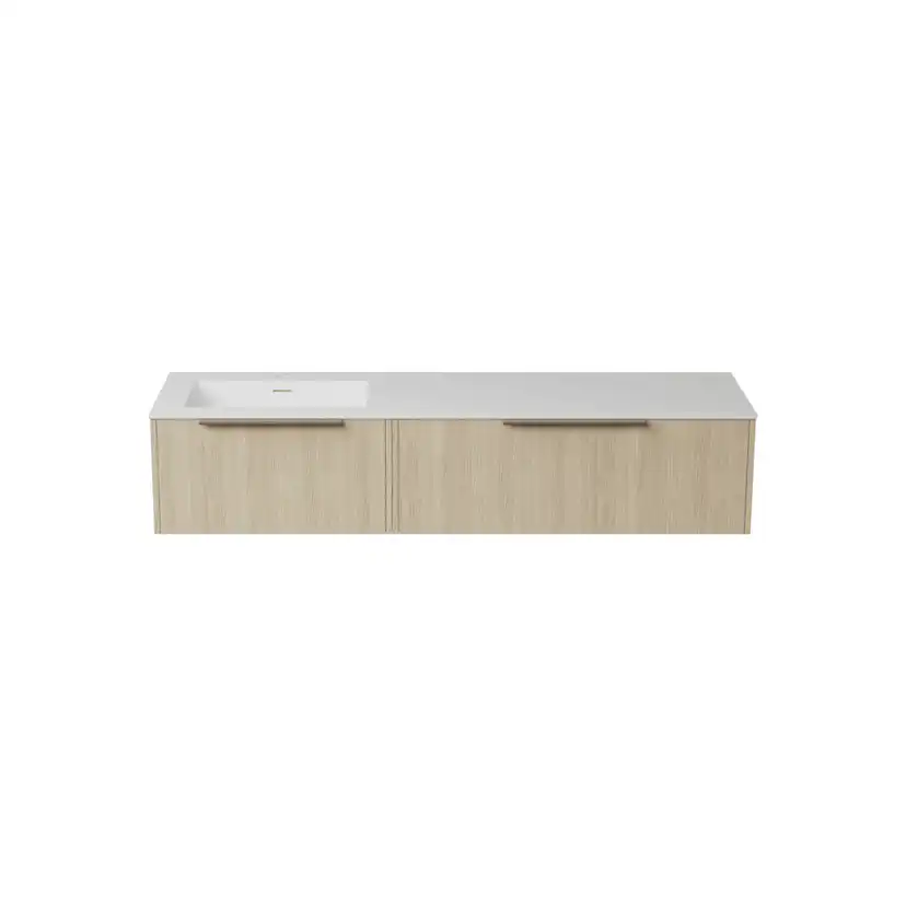 Servantskap FOSSBAD New Block B150 for Heldekkende Servant med Venstrekulp